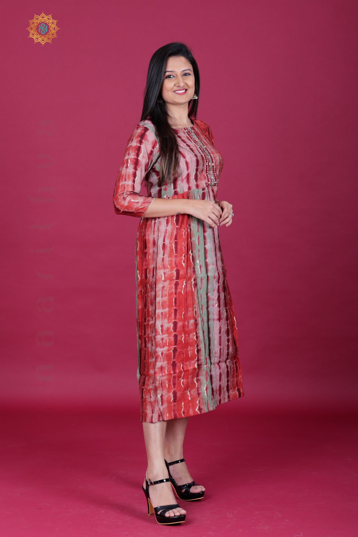 MAROON - CASUAL WEAR ONE PIECE KURTI