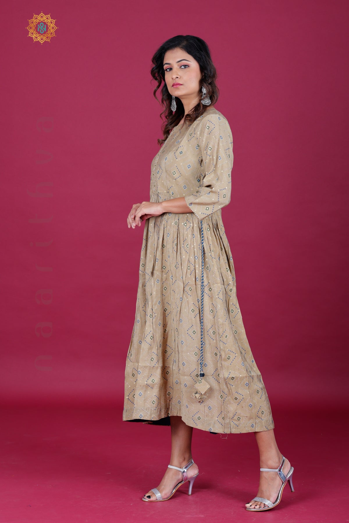 PALE BROWN - CASUAL WEAR ONE PIECE KURTI
