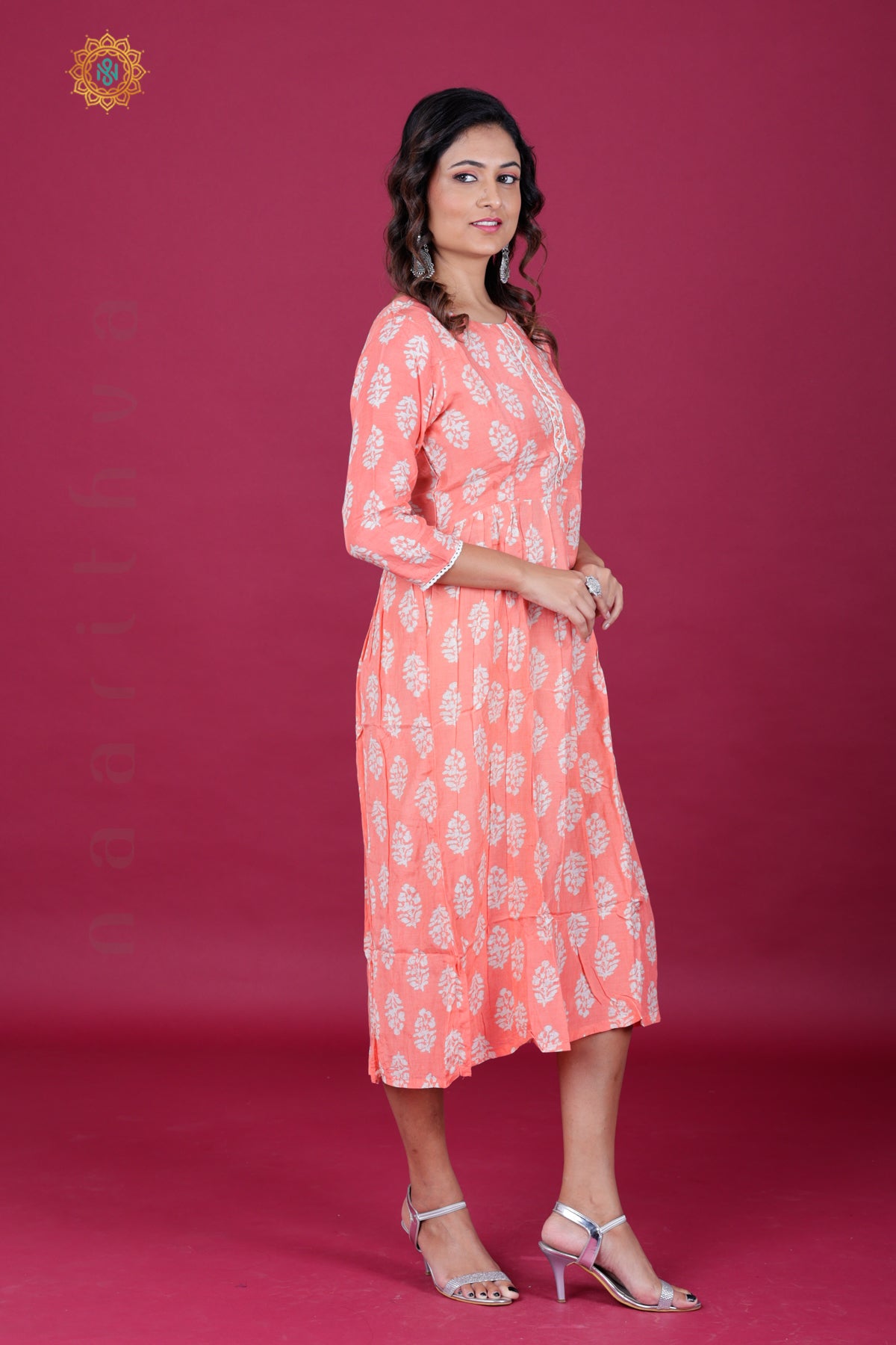 Peach - CASUAL WEAR ONE PIECE KURTI
