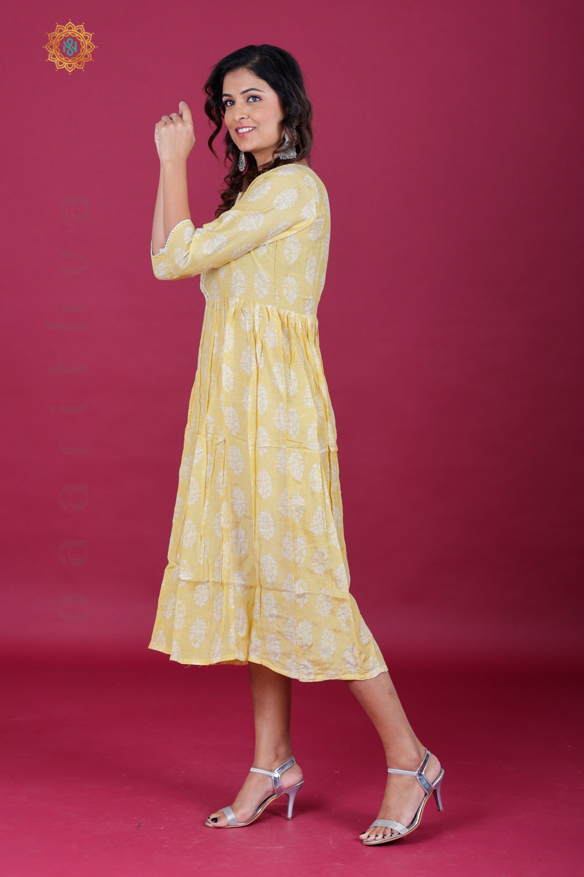 YELLOW - CASUAL WEAR ONE PIECE KURTI