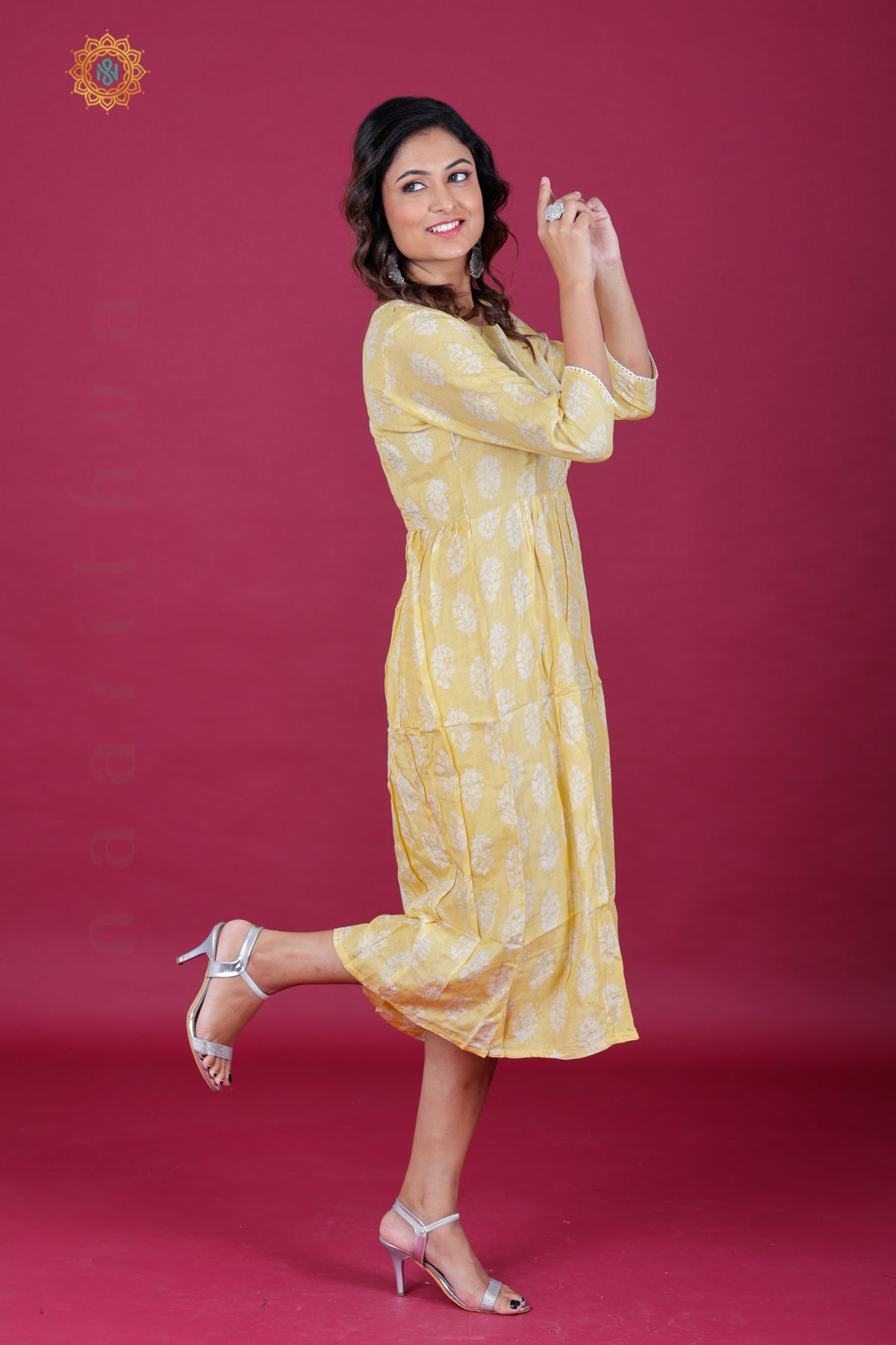 YELLOW - CASUAL WEAR ONE PIECE KURTI