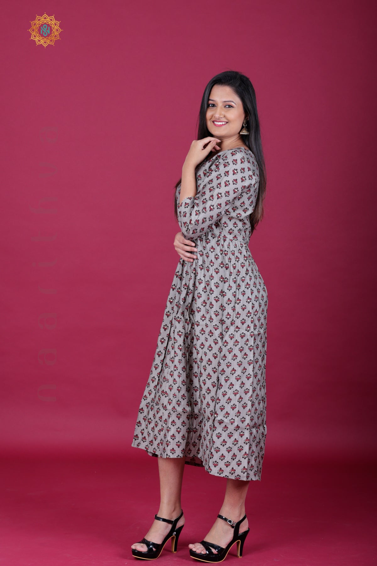 GREY - CASUAL WEAR ONE PIECE KURTI