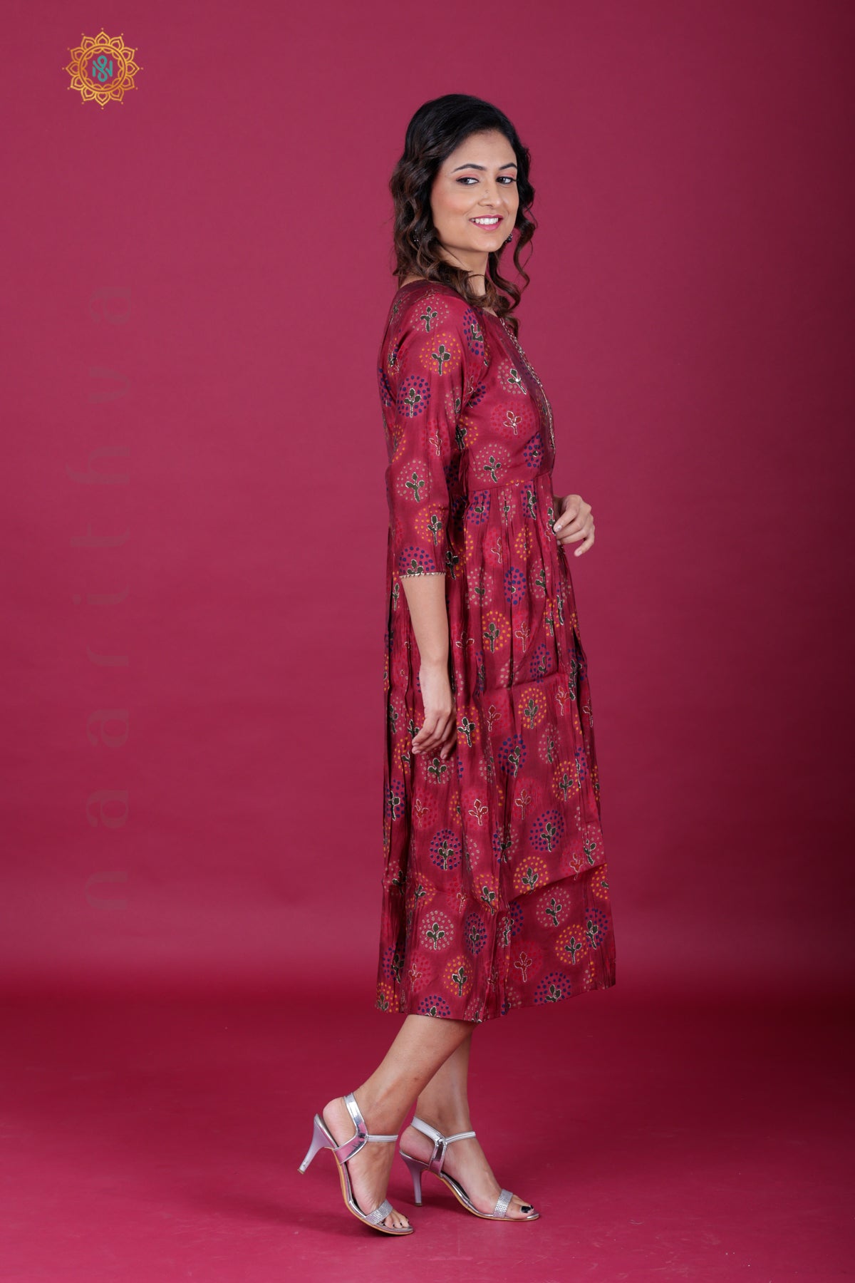 MAROON - CASUAL WEAR ONE PIECE KURTI