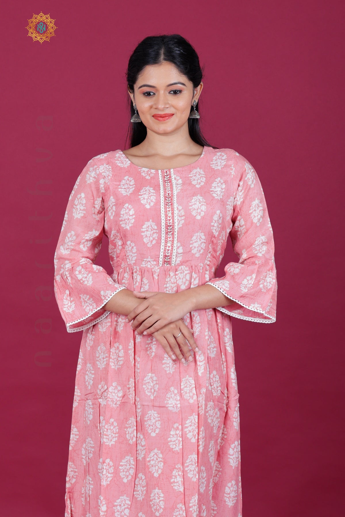 PALE PINK - CASUAL WEAR ONE PIECE KURTI