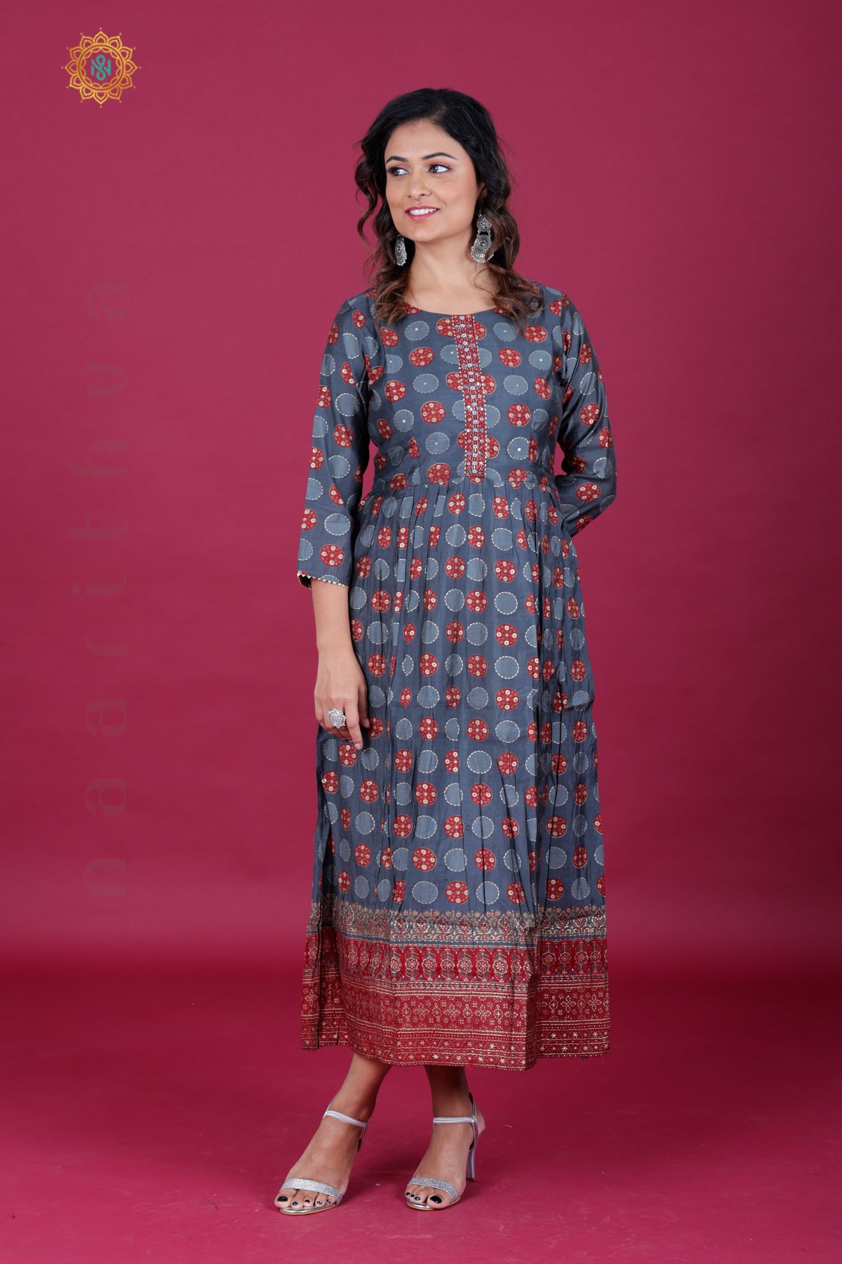 GREY - CASUAL WEAR ONE PIECE KURTI
