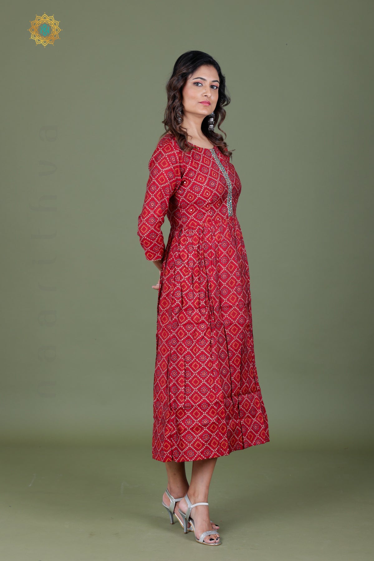 MAROON - CASUAL WEAR ONE PIECE KURTI