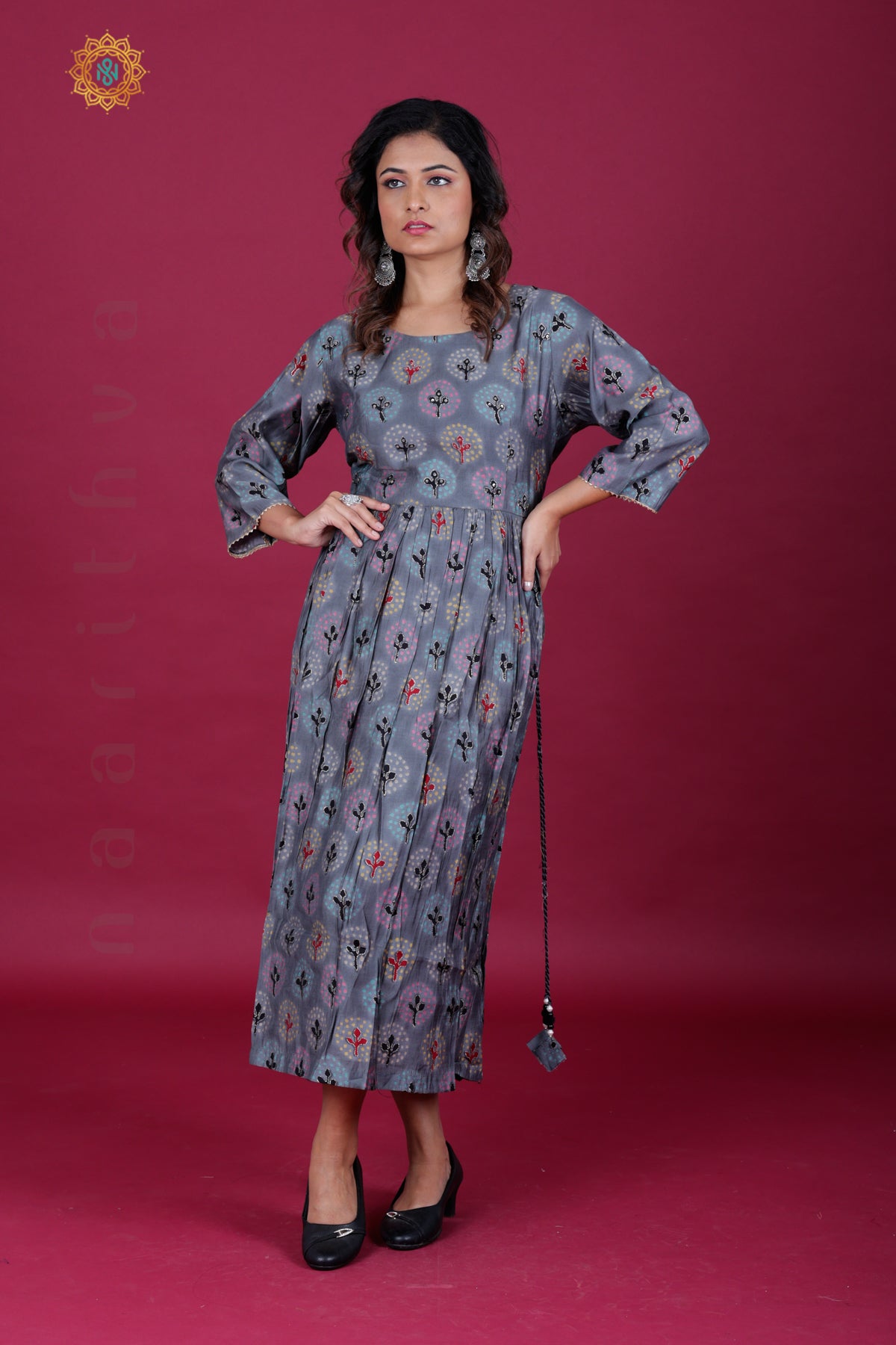 GREY - CASUAL WEAR ONE PIECE KURTI