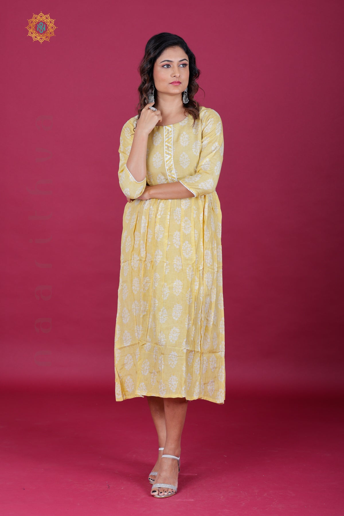 YELLOW - CASUAL WEAR ONE PIECE KURTI