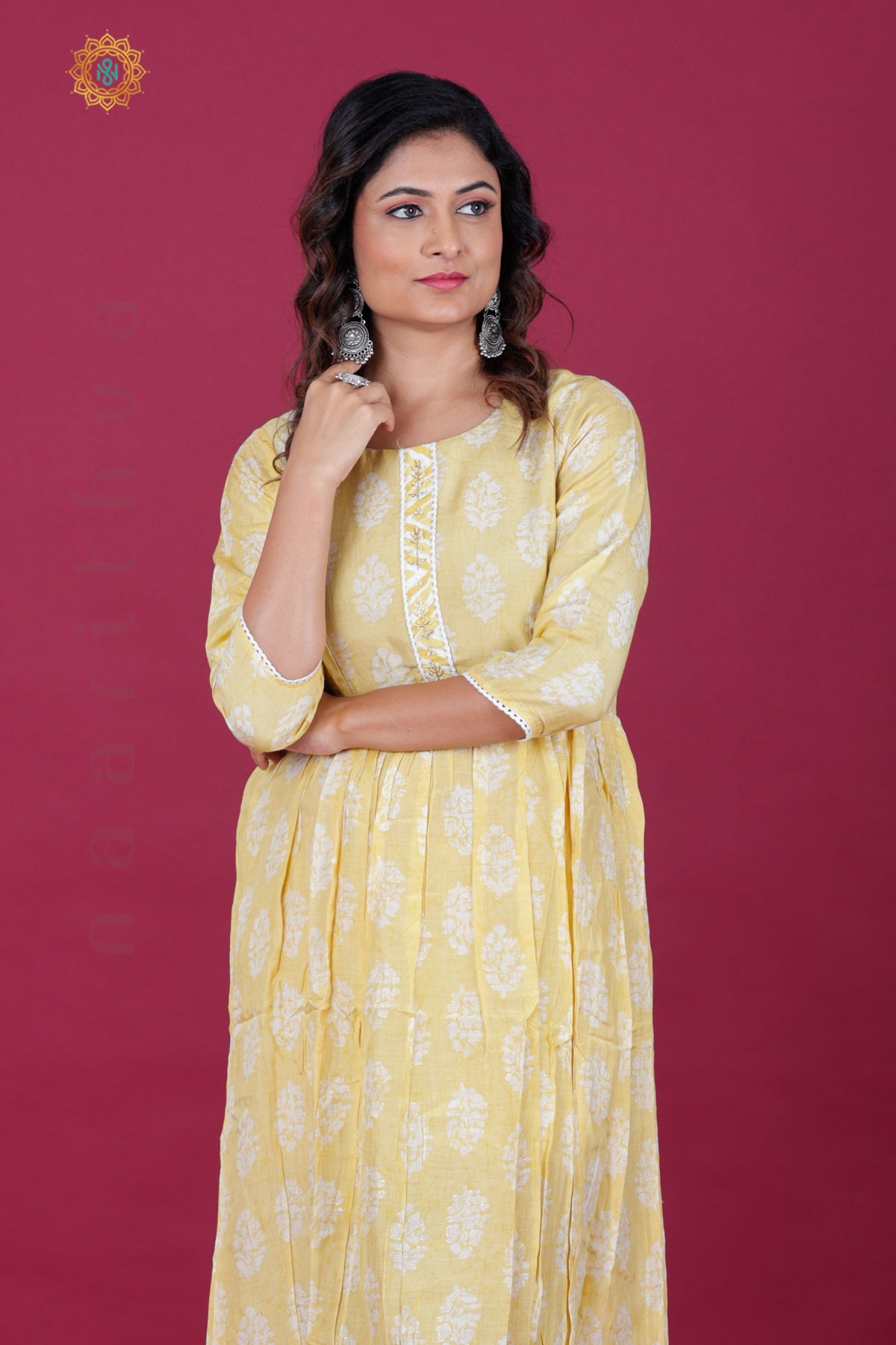 YELLOW - CASUAL WEAR ONE PIECE KURTI