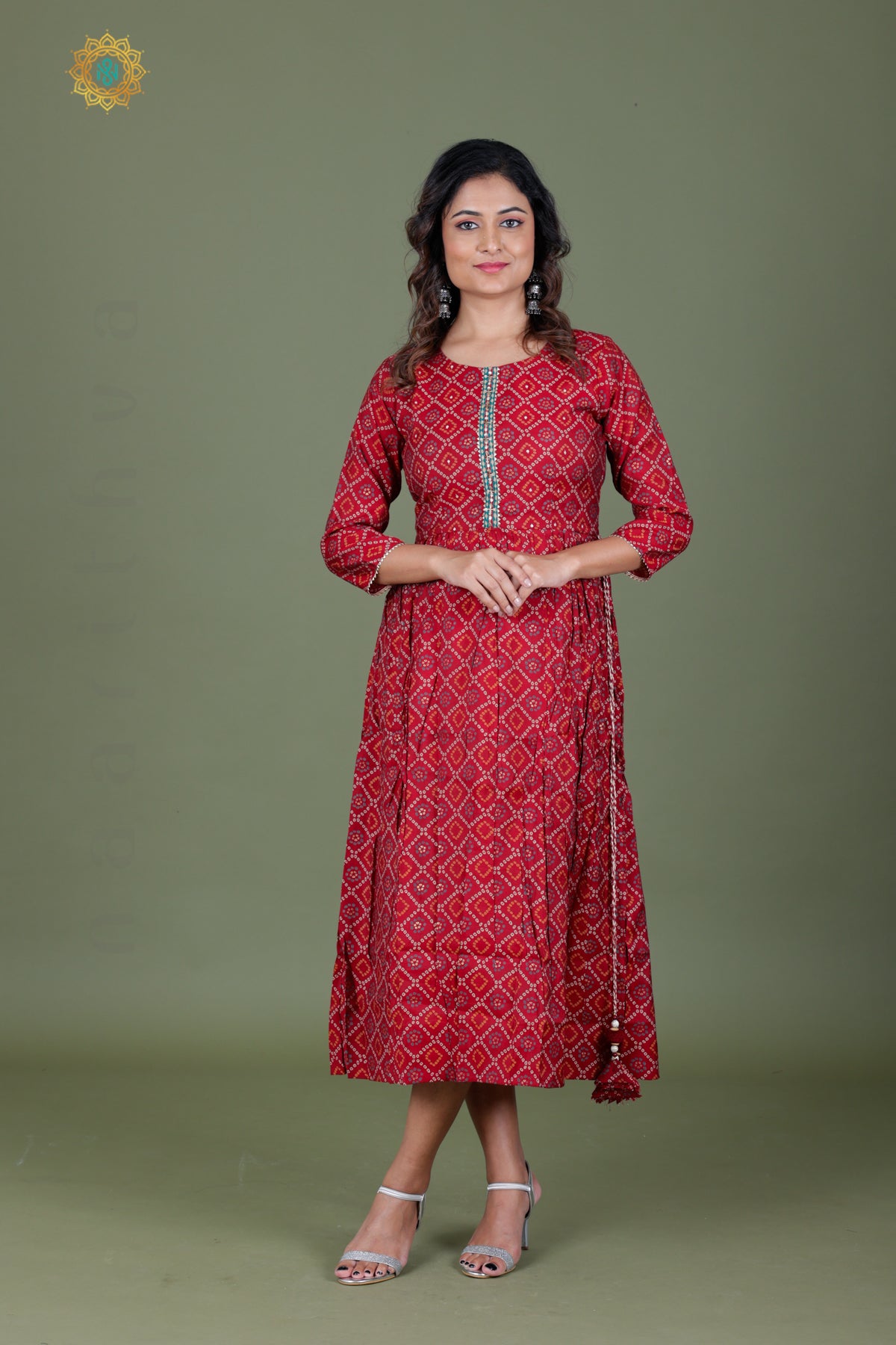 MAROON - CASUAL WEAR ONE PIECE KURTI