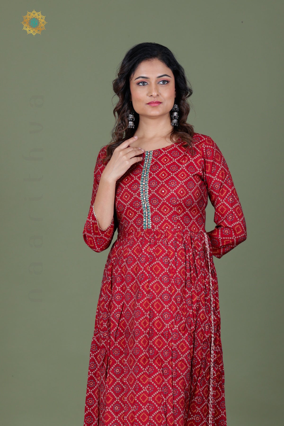 MAROON - CASUAL WEAR ONE PIECE KURTI