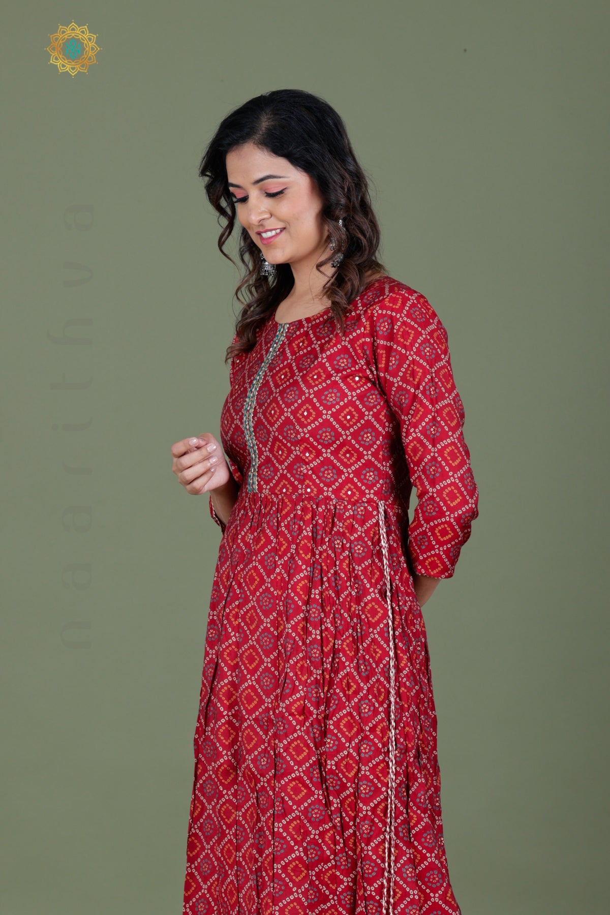 MAROON - CASUAL WEAR ONE PIECE KURTI