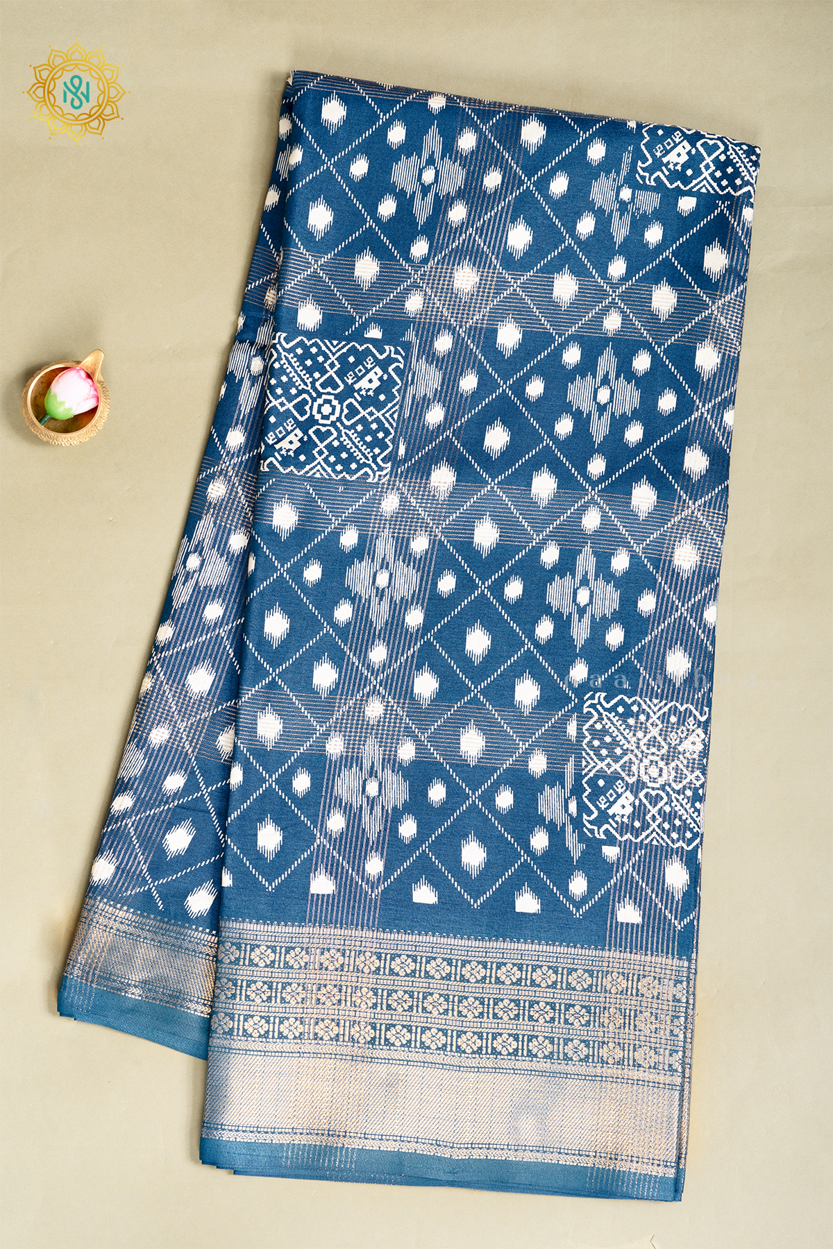 TEAL BLUE - DOLA SILK