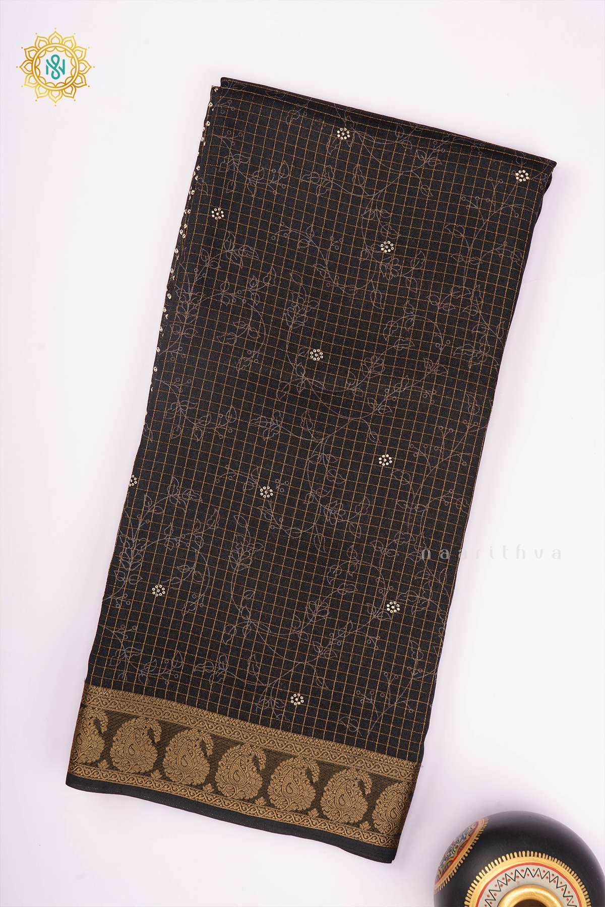 BLACK - SEMI GEORGETTE