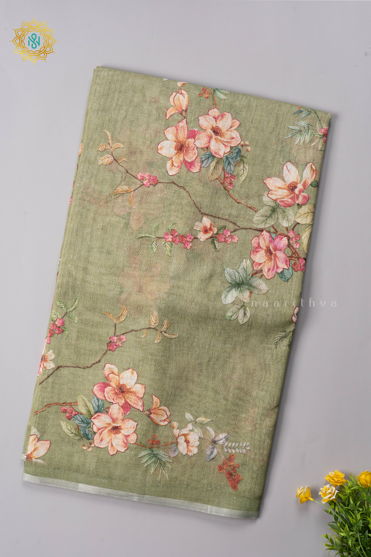 GREEN - PURE LINEN