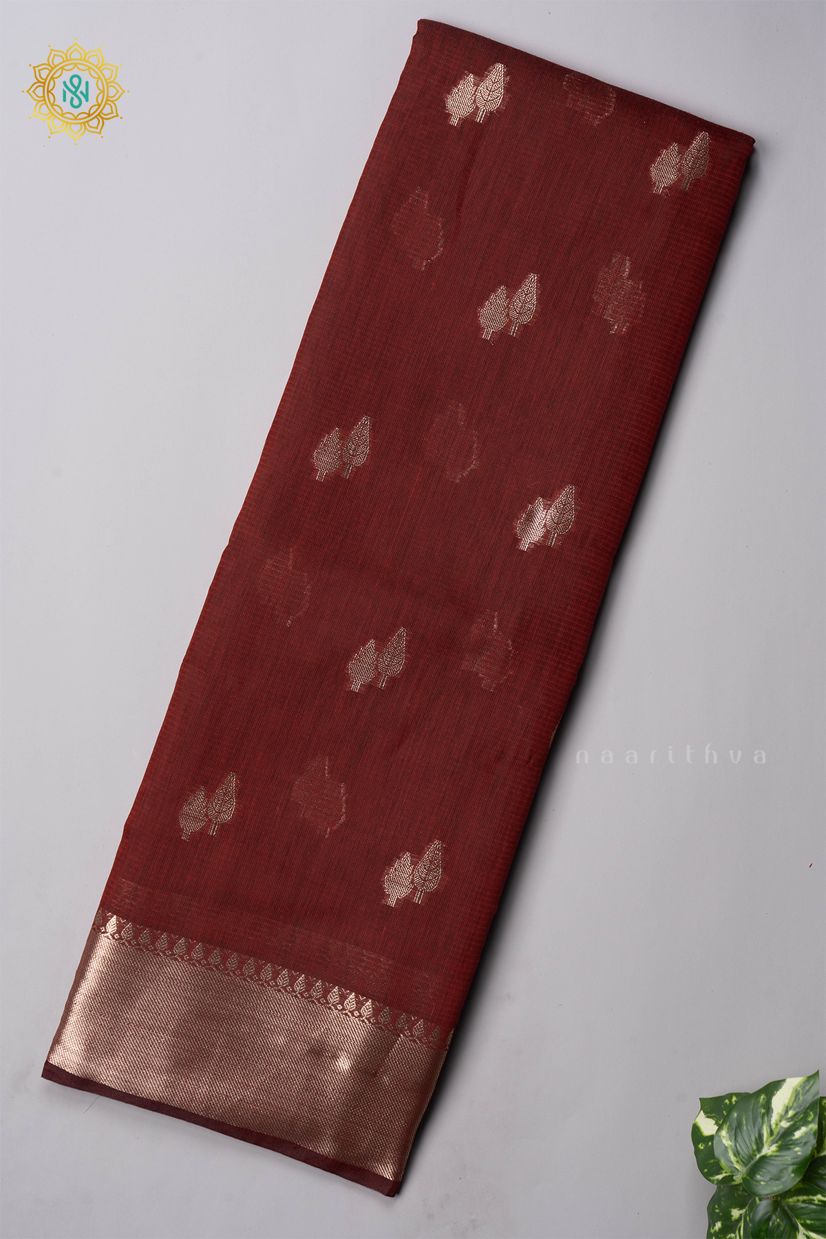 MAROON - SILK COTTON