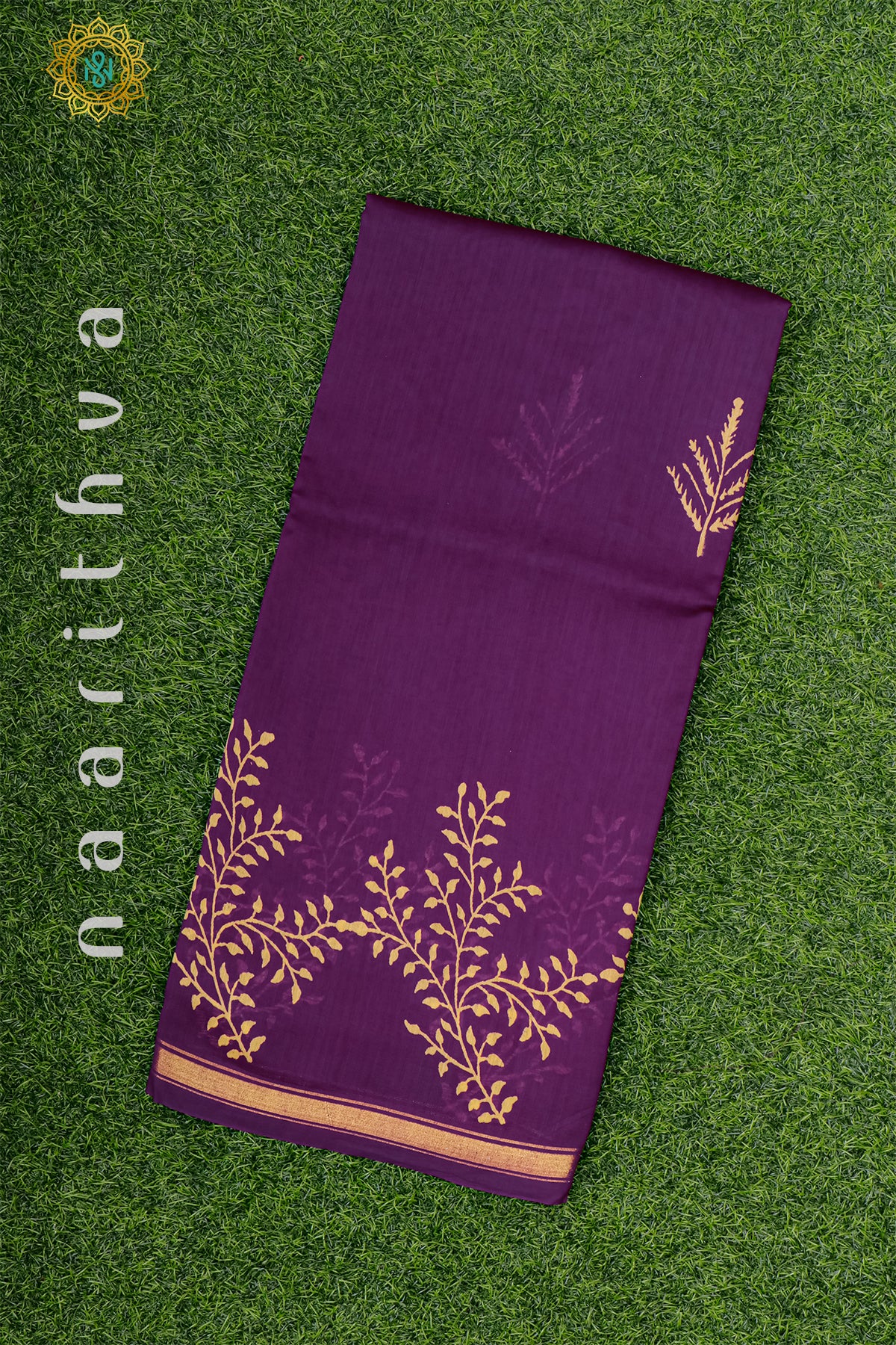 PURPLE - CHANDERI SILK COTTON