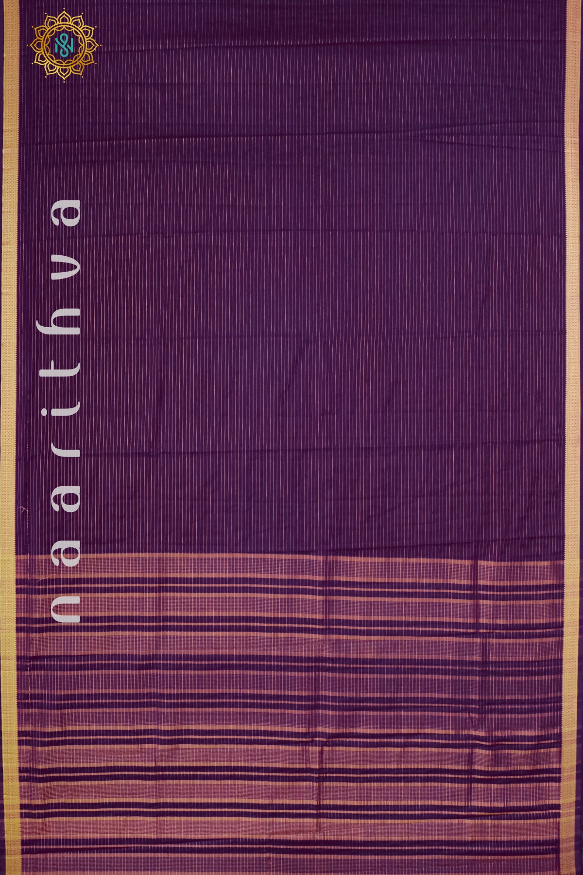 PURPLE - SEMI MYSORE CREPE SILK