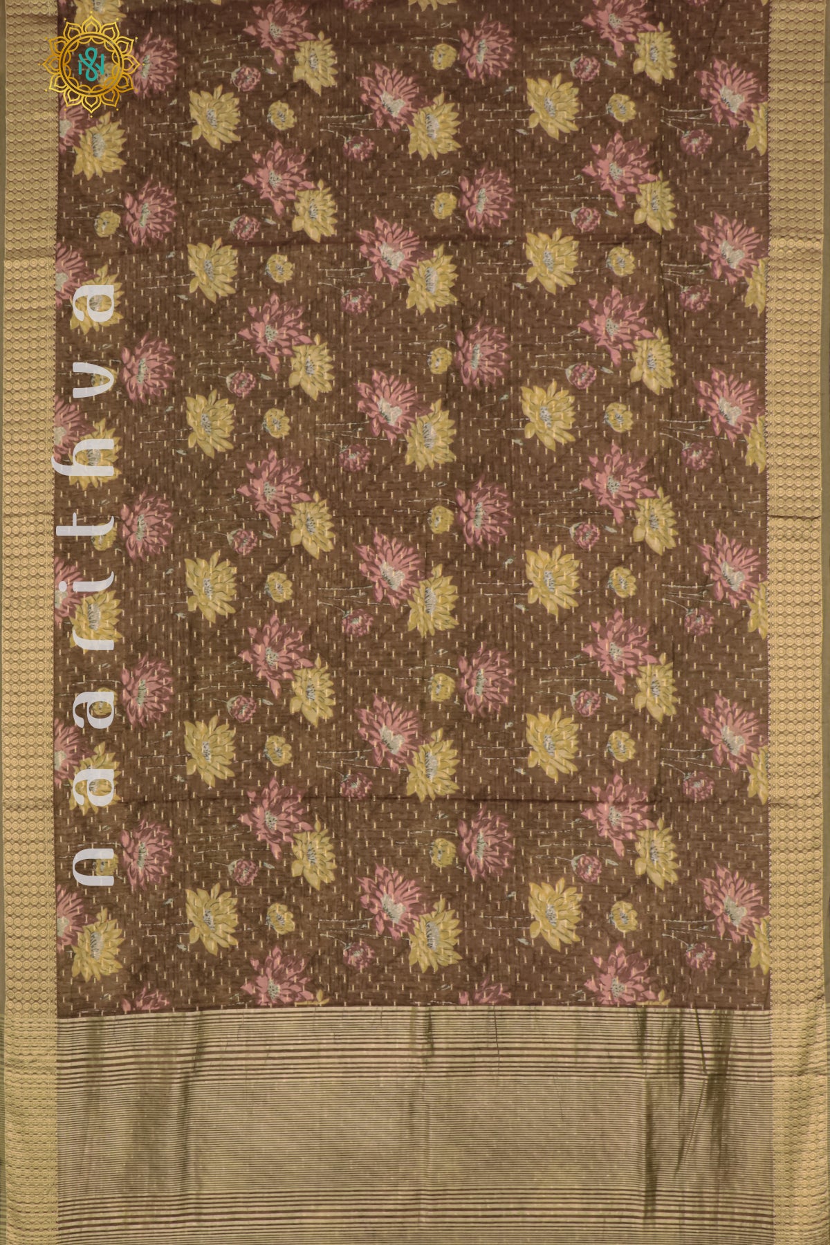 BROWN - CHANDERI SILK COTTON