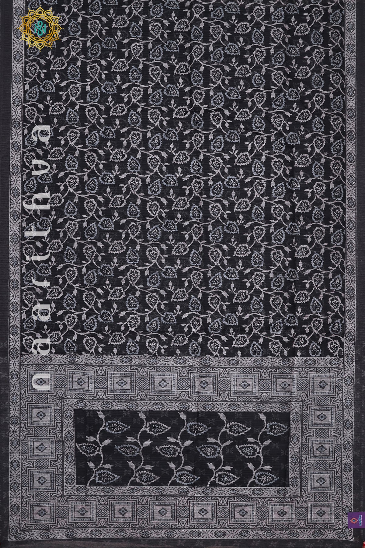 BLACK - JUTE COTTON