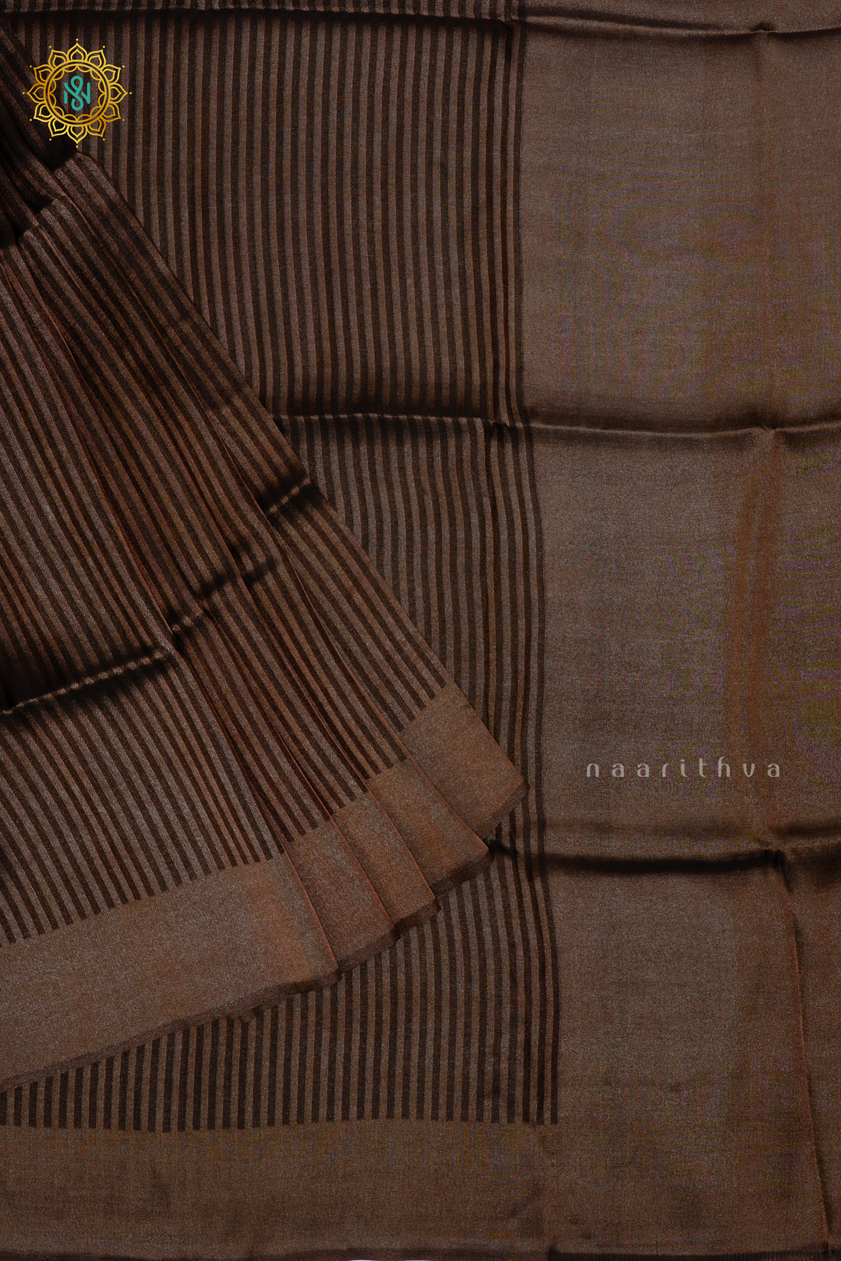 BLACK - SEMI TISSUE SAREE