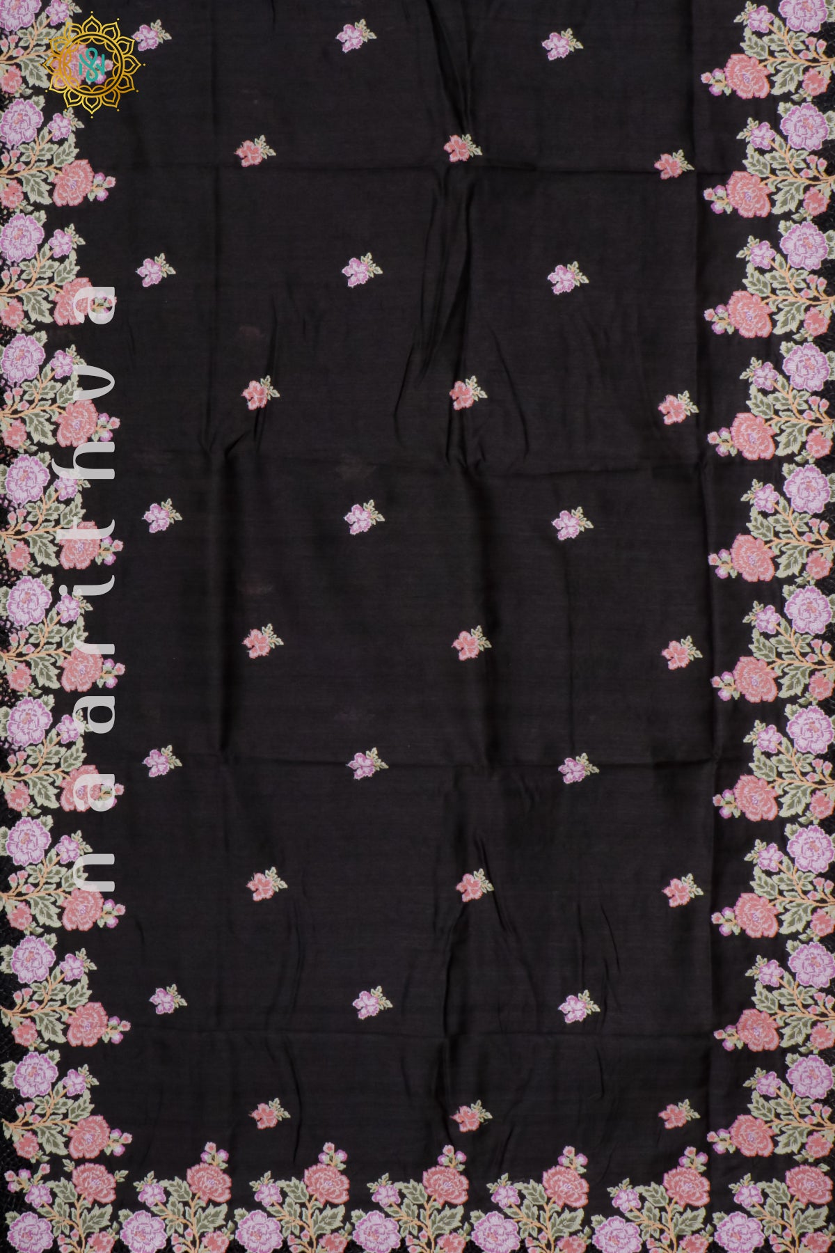 BLACK - TUSSAR SILK