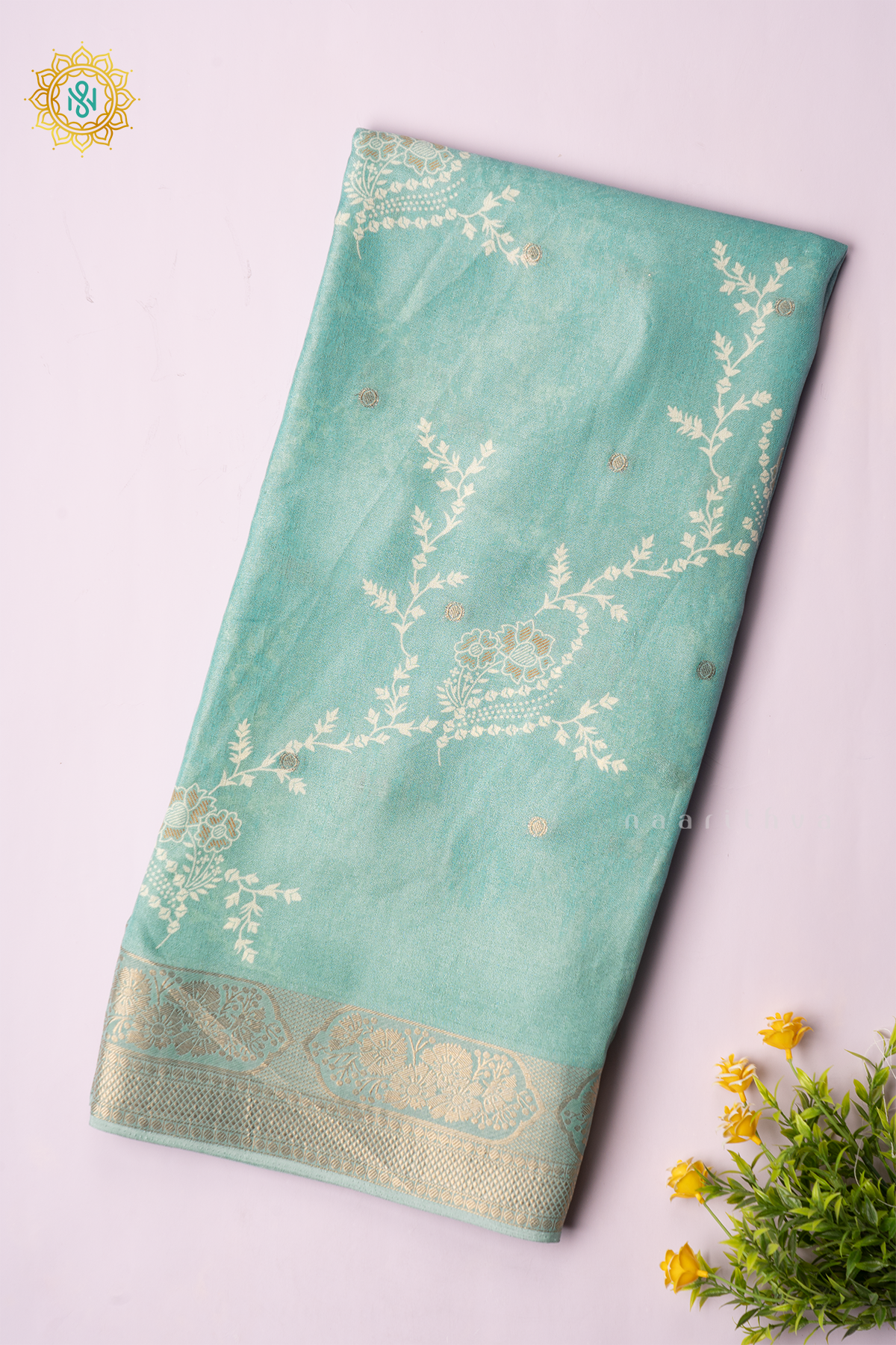 AQUA BLUE - SEMI GEORGETTE