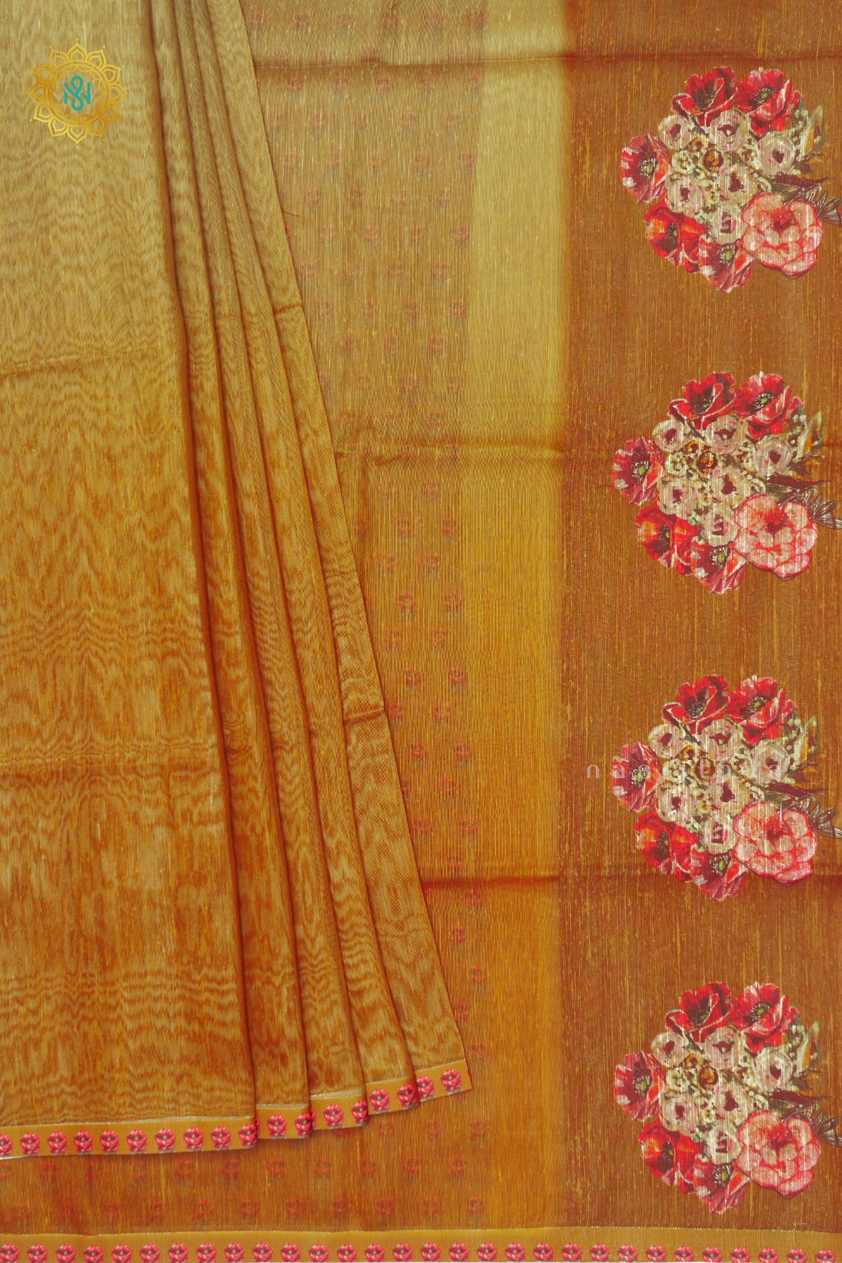 DUAL SHADE OF MUSTARD - LINEN BY COTTON