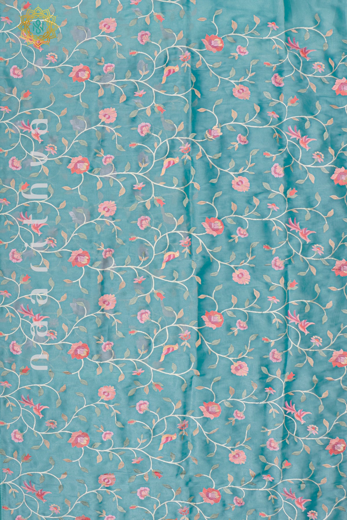 LIGHT BLUE - SEMI TISSUE GEORGETTE