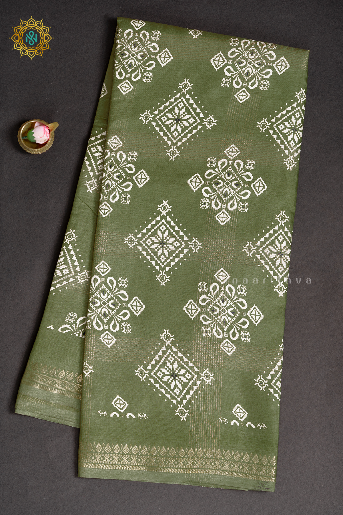 GREEN - DOLA SILK