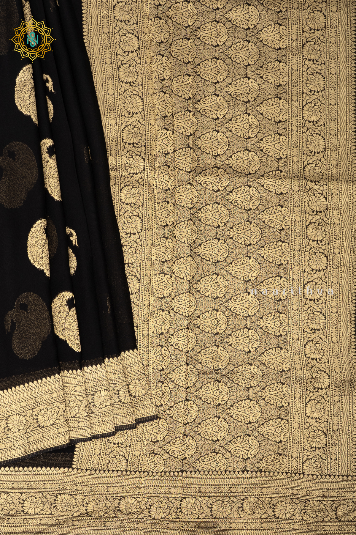 BLACK - SEMI GEORGETTE