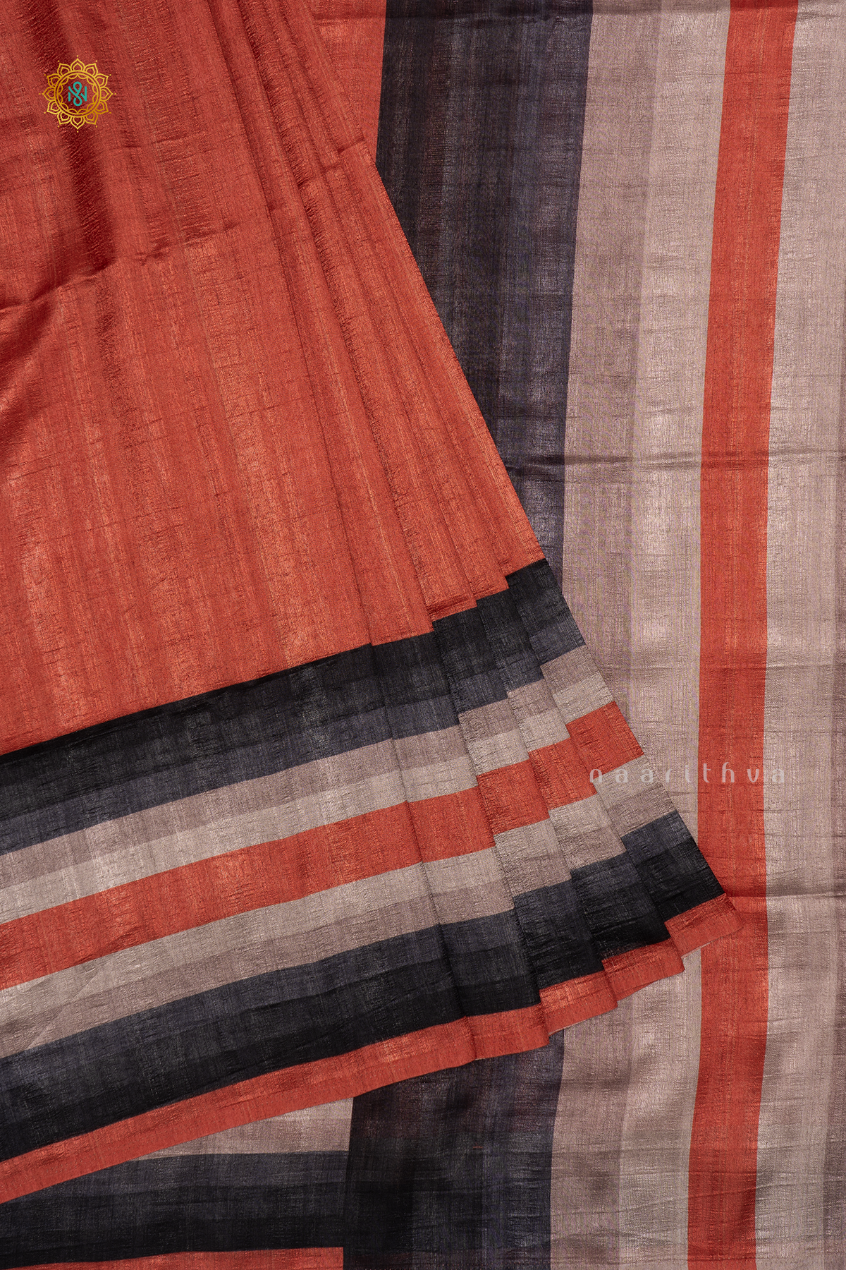 BRICK RED - SEMI GICHA TUSSAR