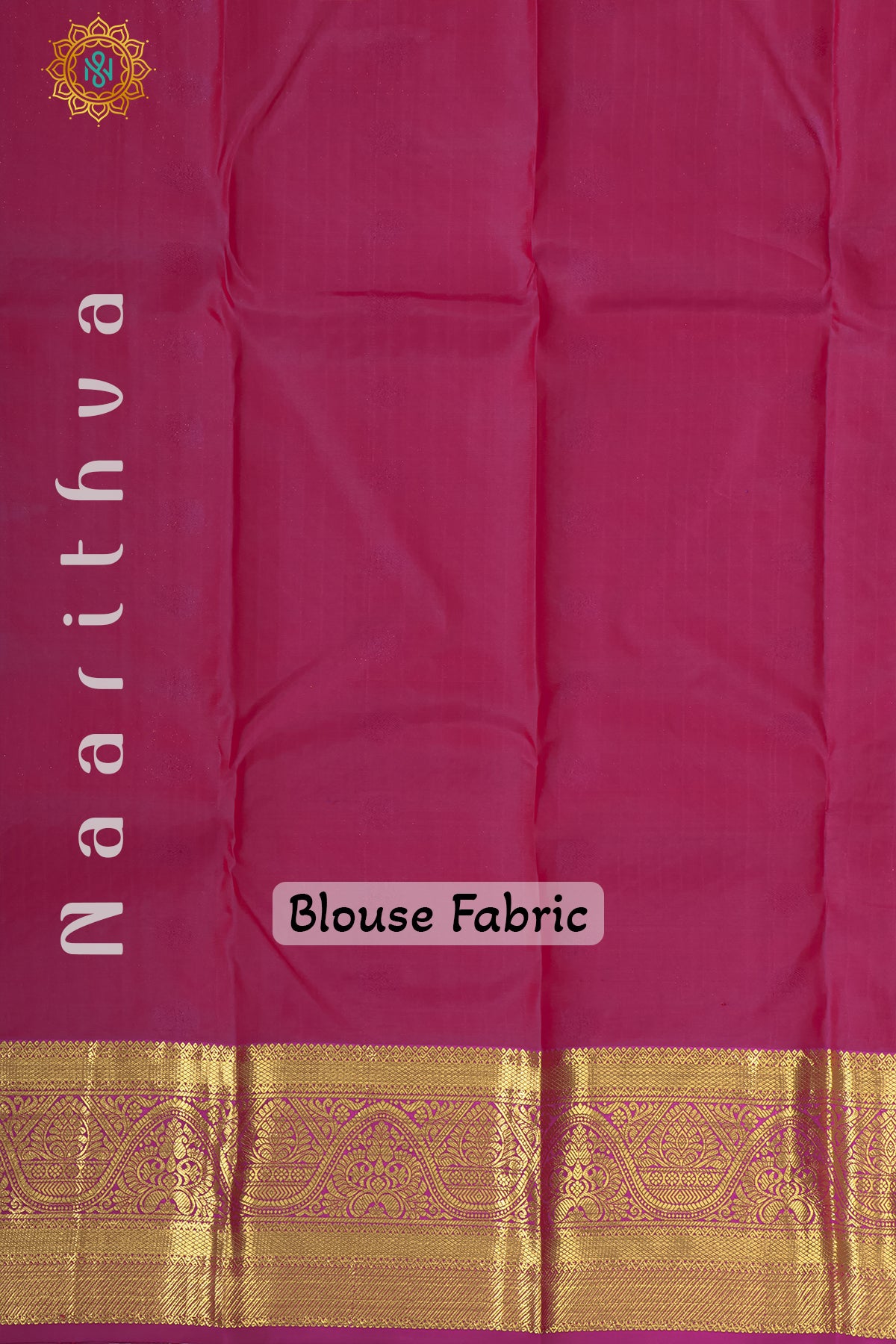 BROWN WITH MAGENTA - KANJIVARAM PURE MIX