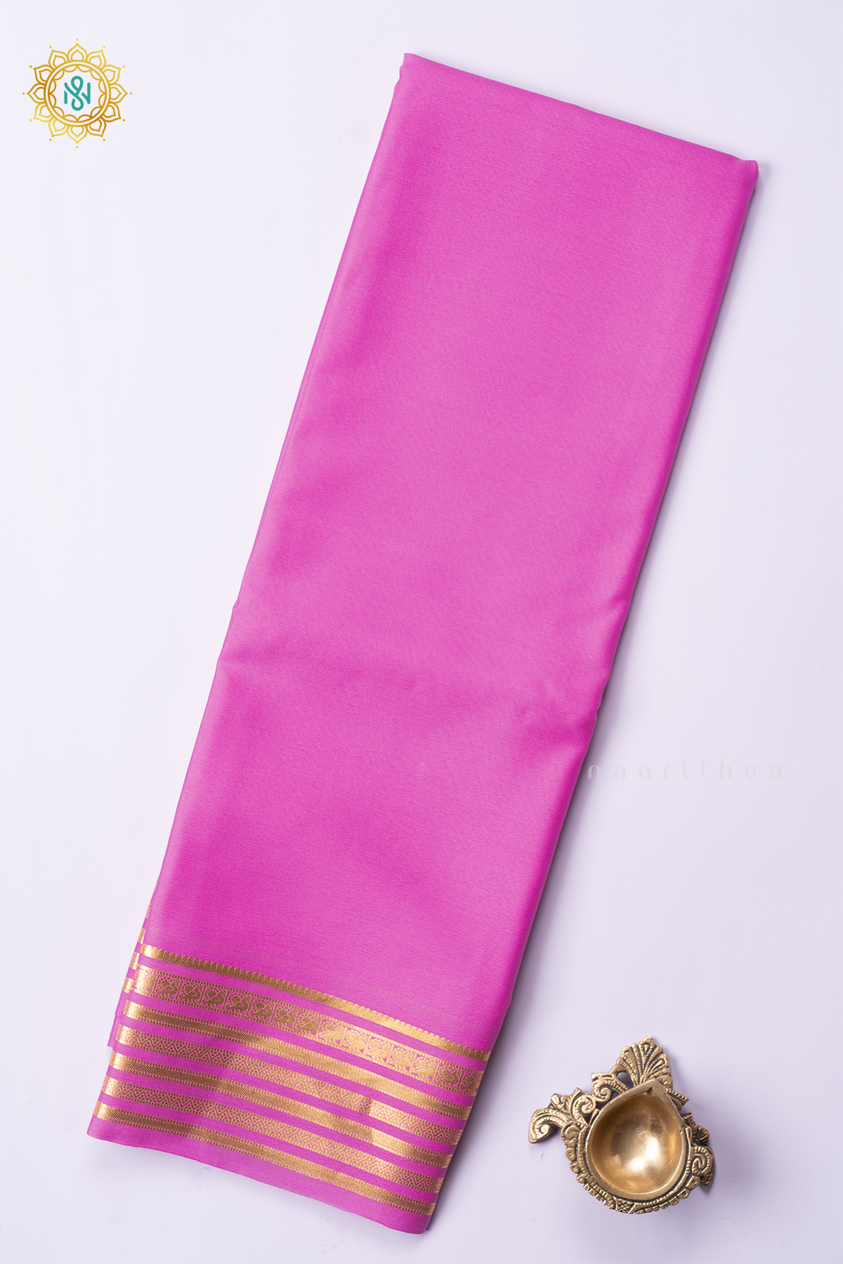 LIGHT PINK - PURE MYSORE CREPE SILK
