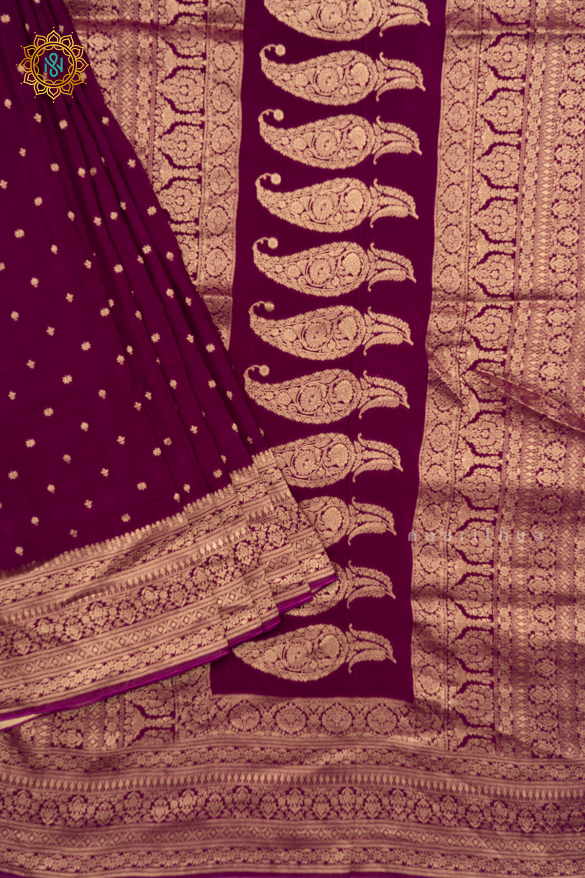 WINE - SEMI BANARASI CREPE