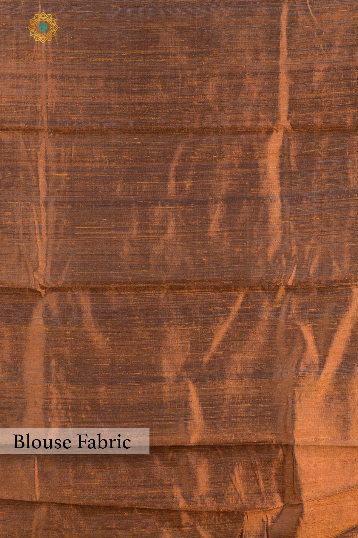 BRONZE - PURE TUSSAR SILK WITH SILVER & GOLD ZARI WOVEN BORDER & PALLU