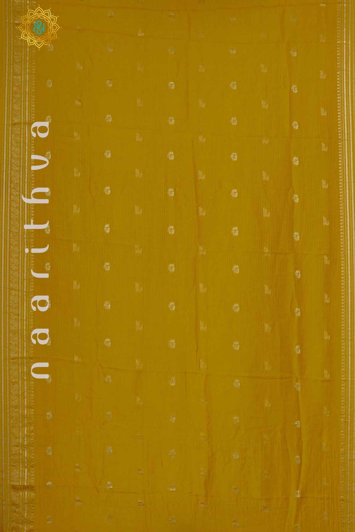 YELLOW WITH PURPLE - DOLA SILK