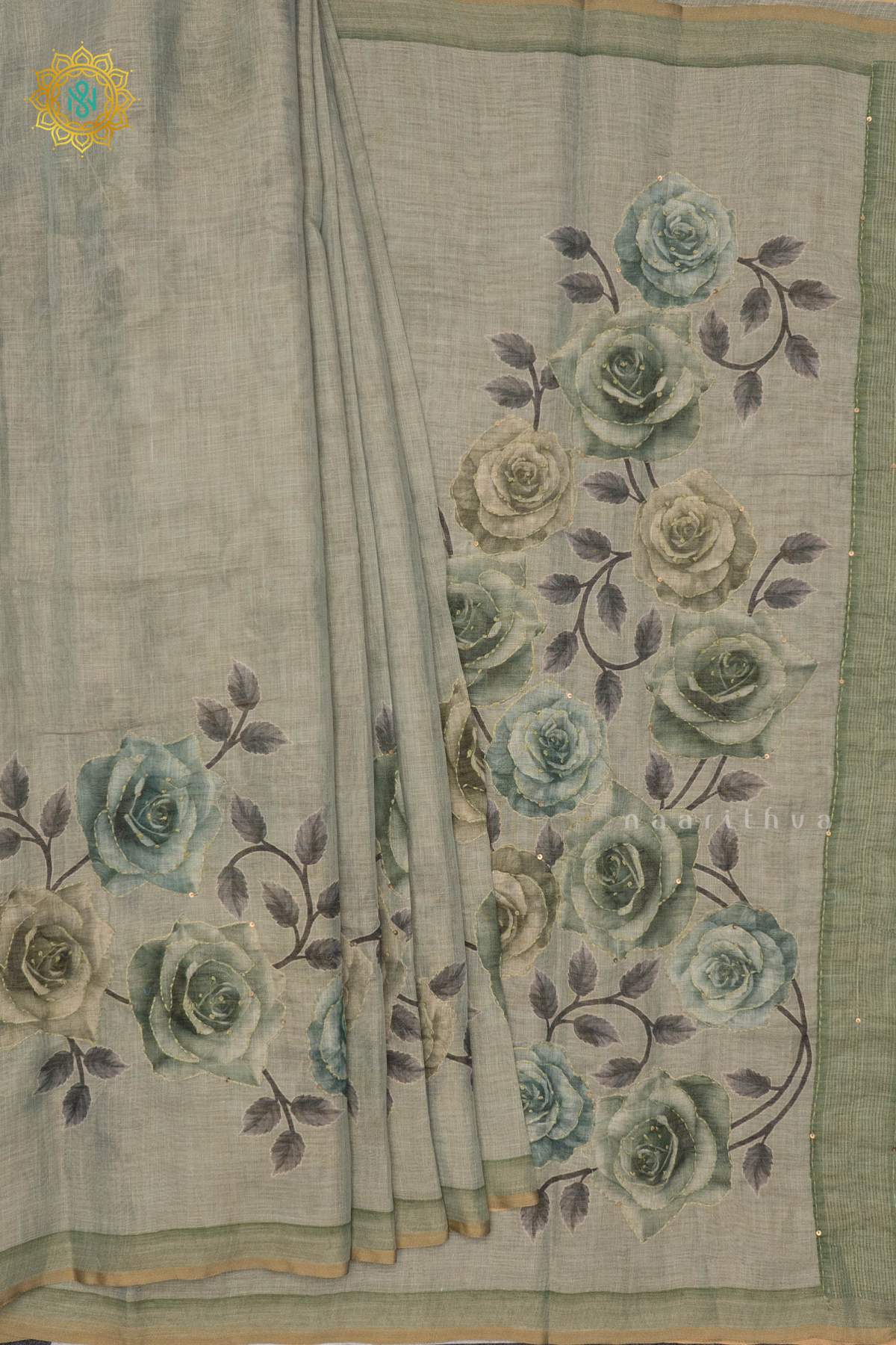 GREEN - LINEN TISSUE