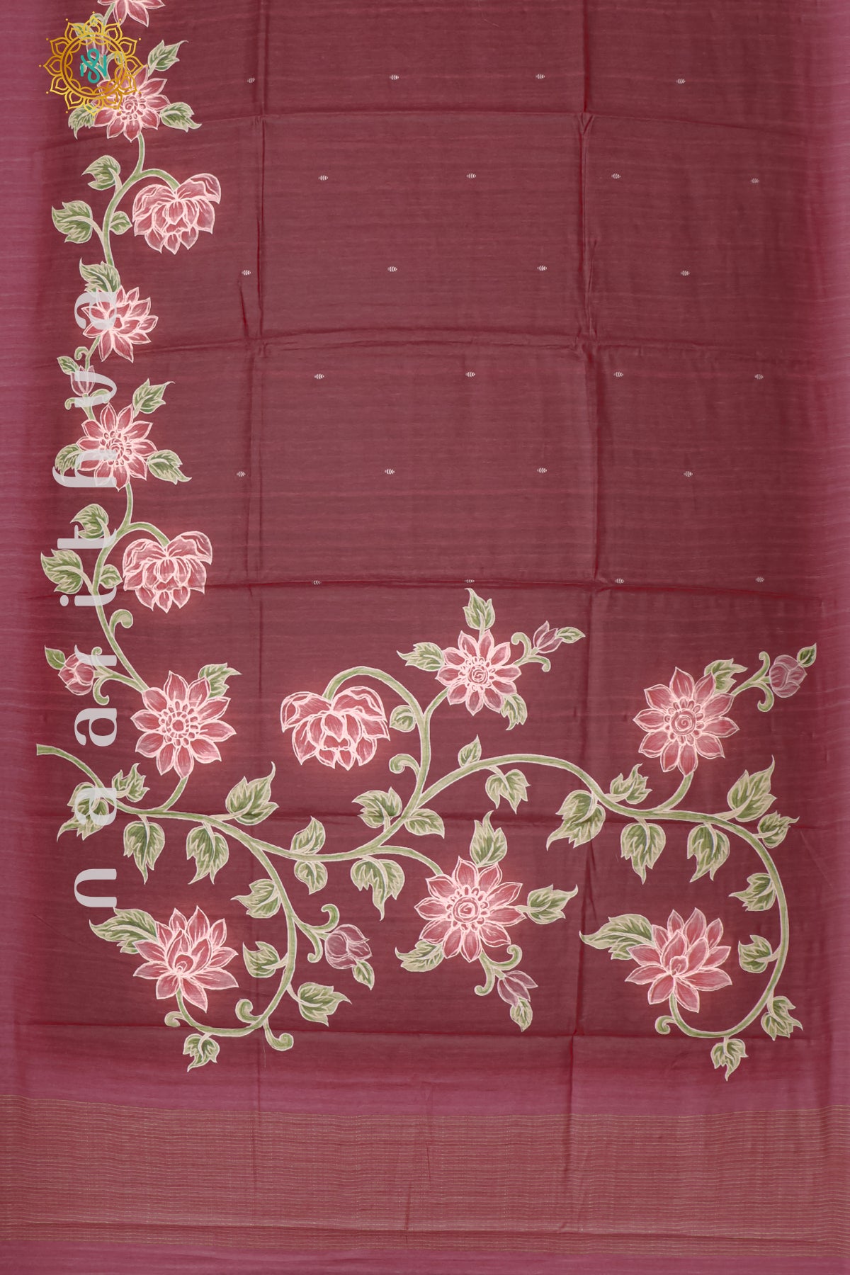 MAROON - DOLA SILK