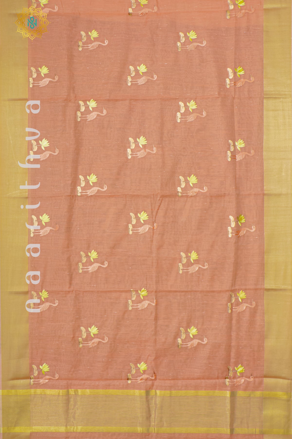 PEACHISH ORANGE - LINEN TISSUE
