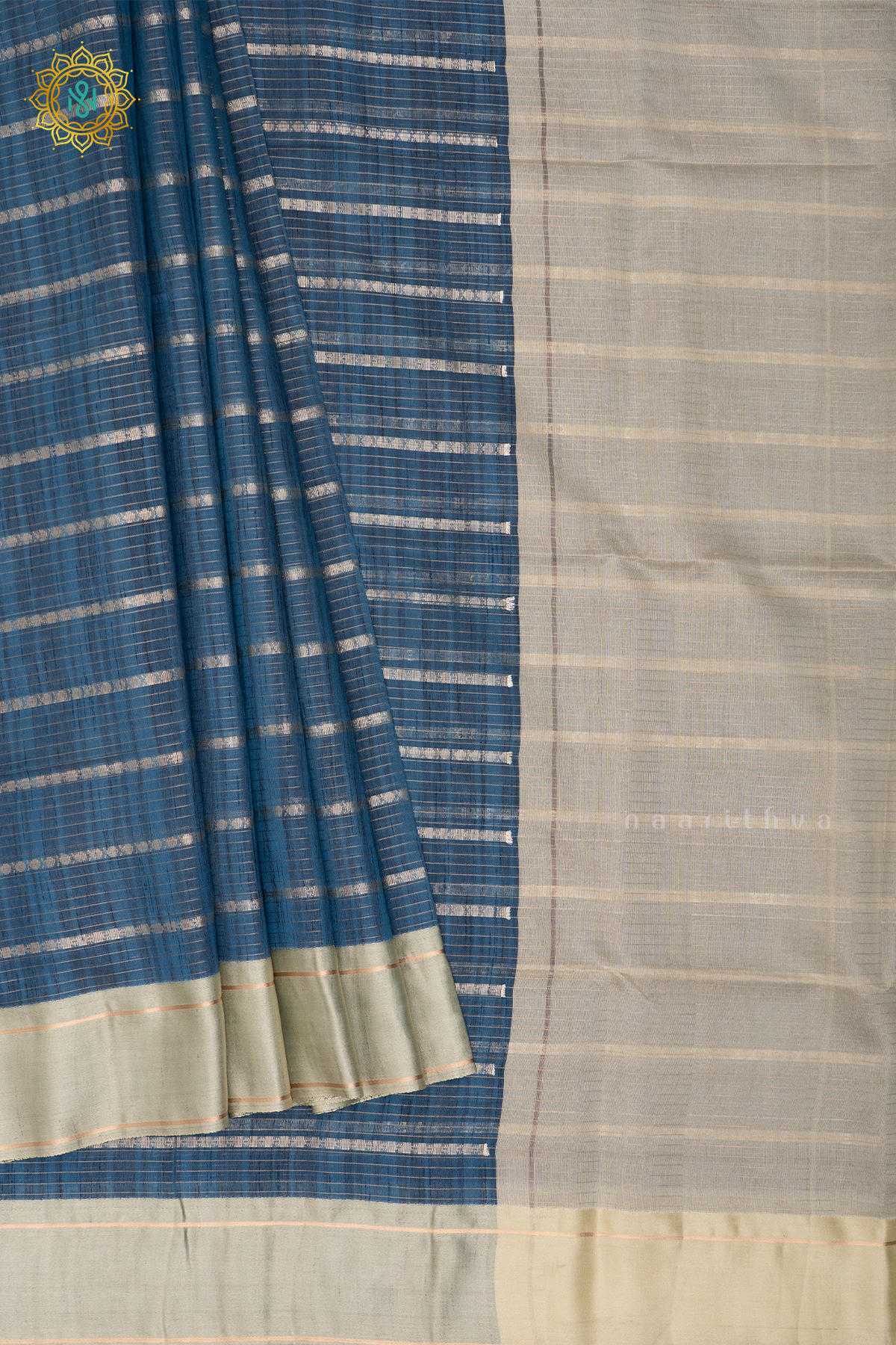 TEAL BLUE - SILK COTTON