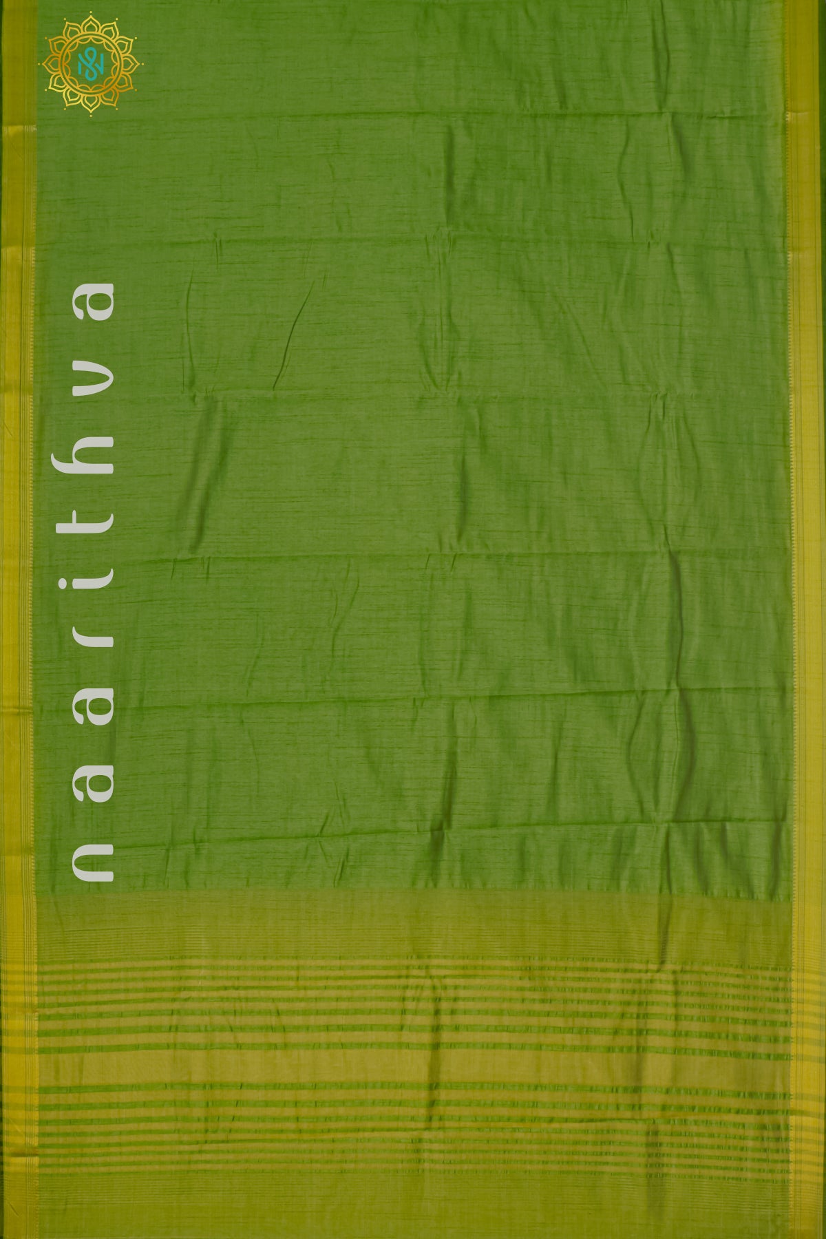 GREEN - SEMI RAW SILK