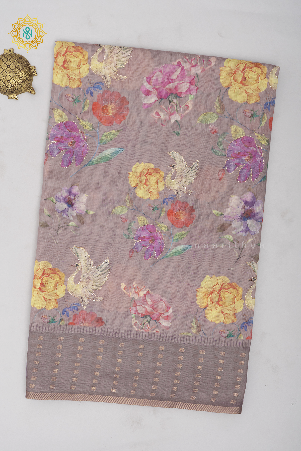 MAUVE - CHANDERI SILK COTTON
