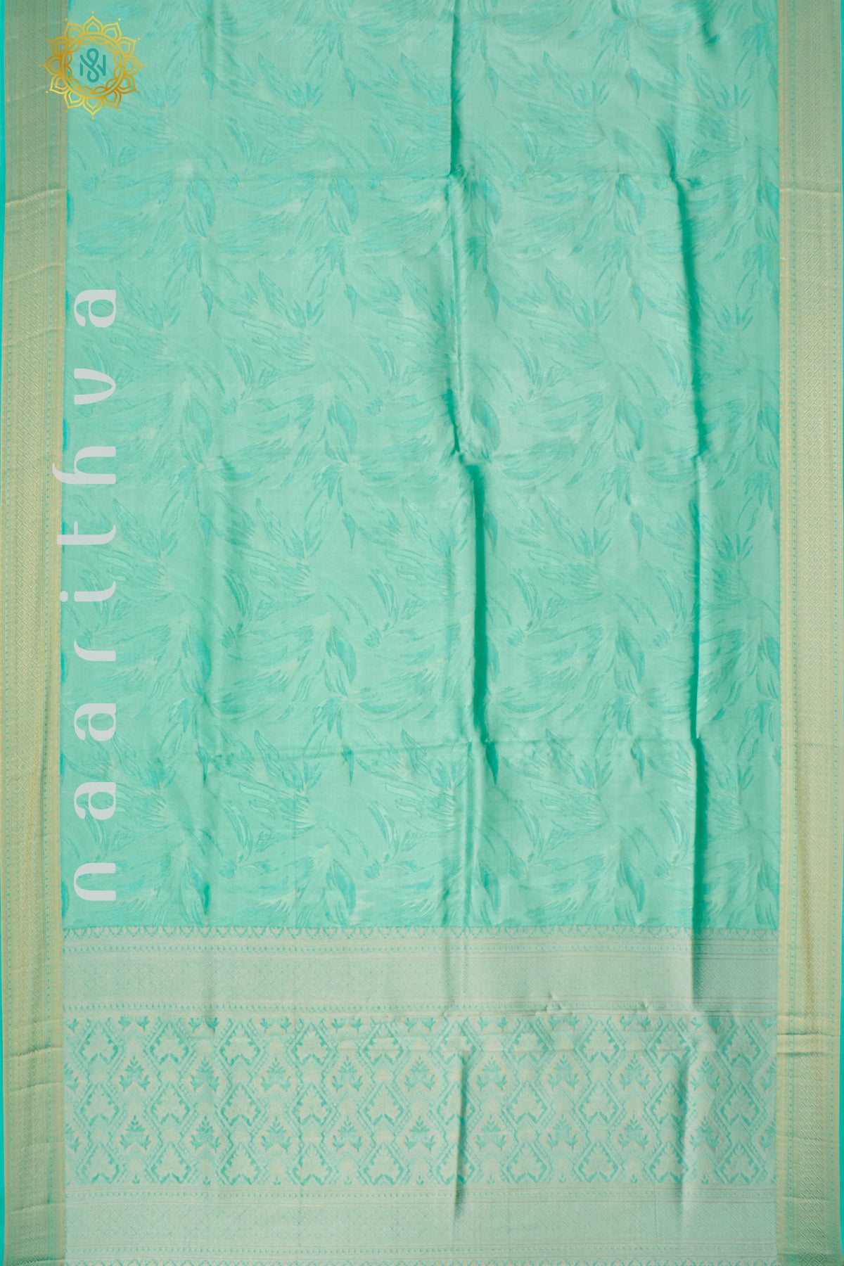 AQUA GREEN - SEMI TISSUE SILK