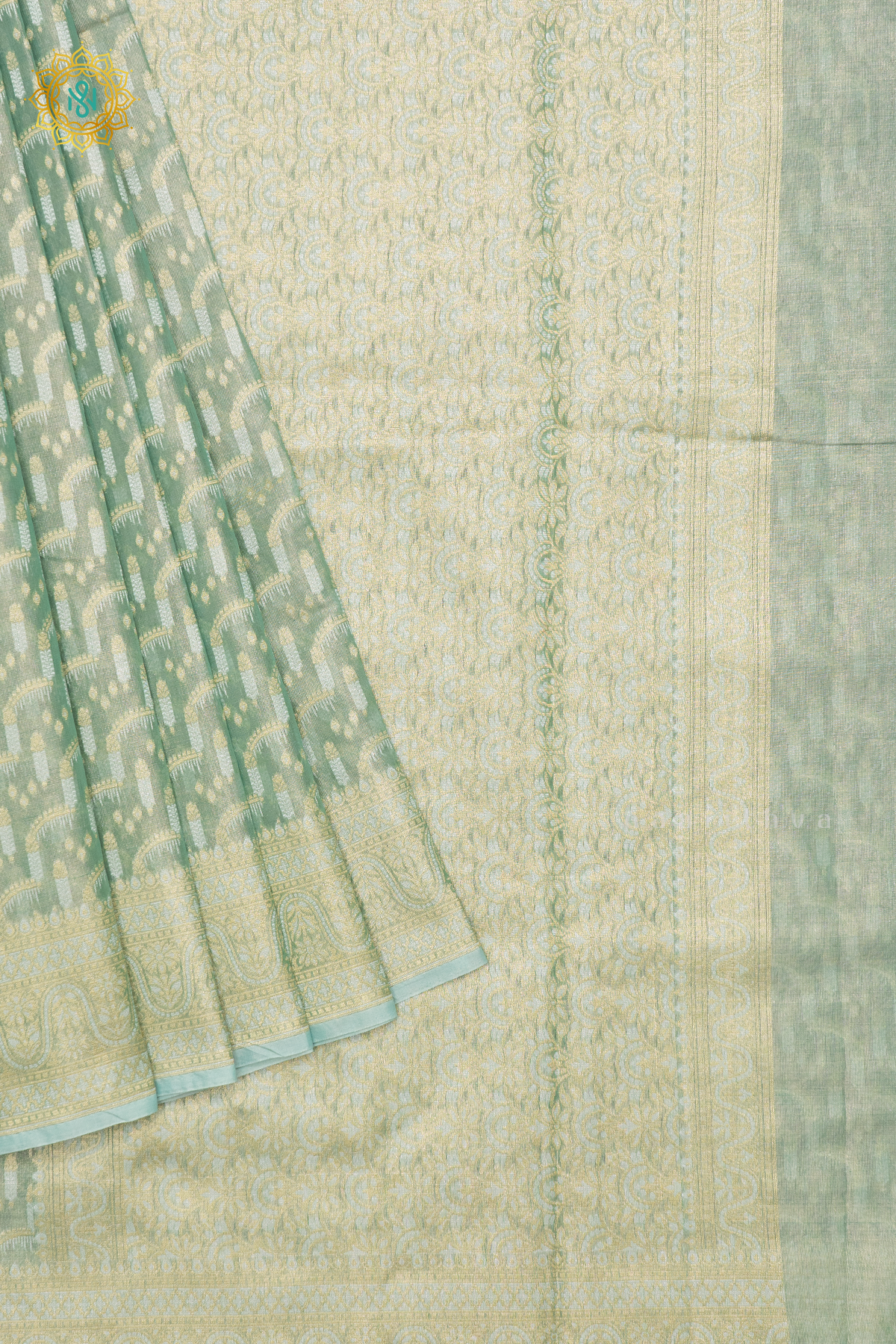 AQUA GREEN - TISSUE ORGANZA