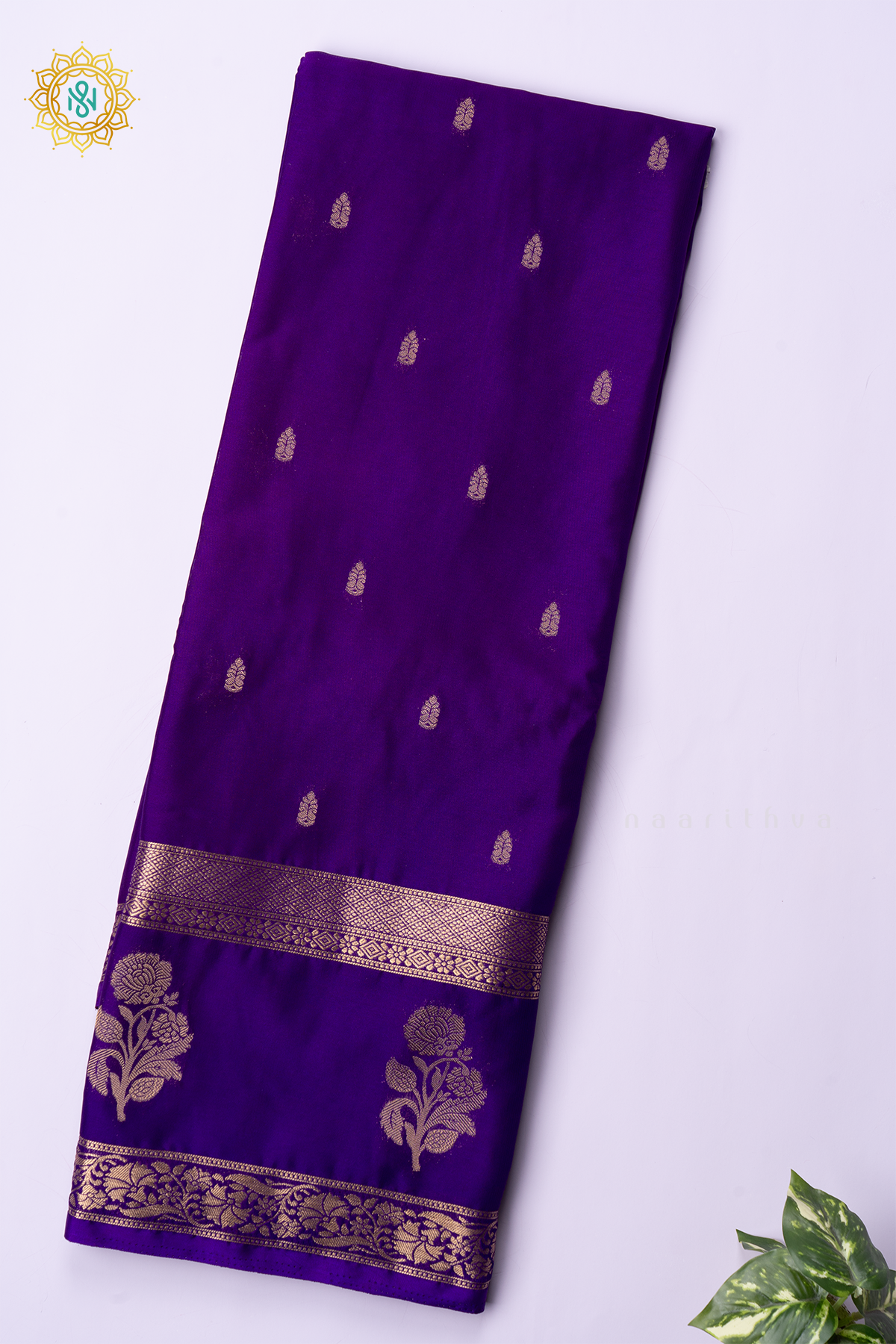 VIOLET - SEMI MYSORE CREPE SILK