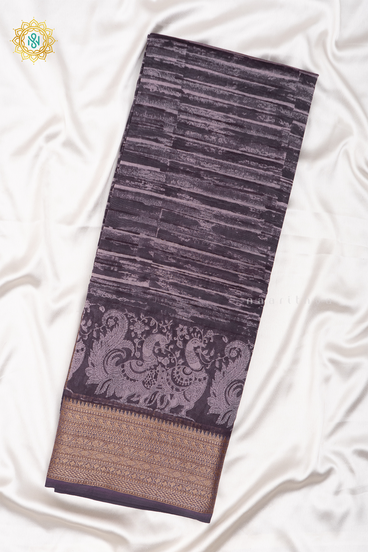 DEEP WINE -CHANDERI SILK COTTON