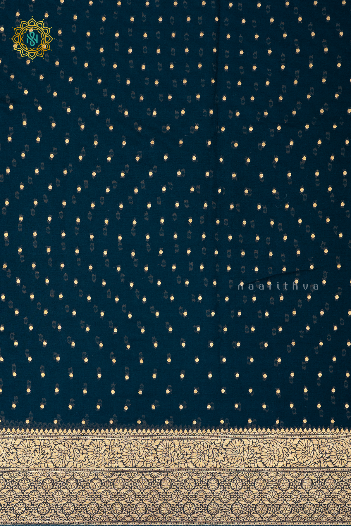 PEACOCK BLUE - SEMI GEORGETTE