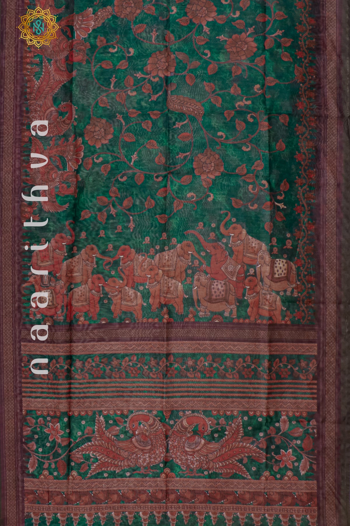 GREEN - CHANDERI SILK COTTON