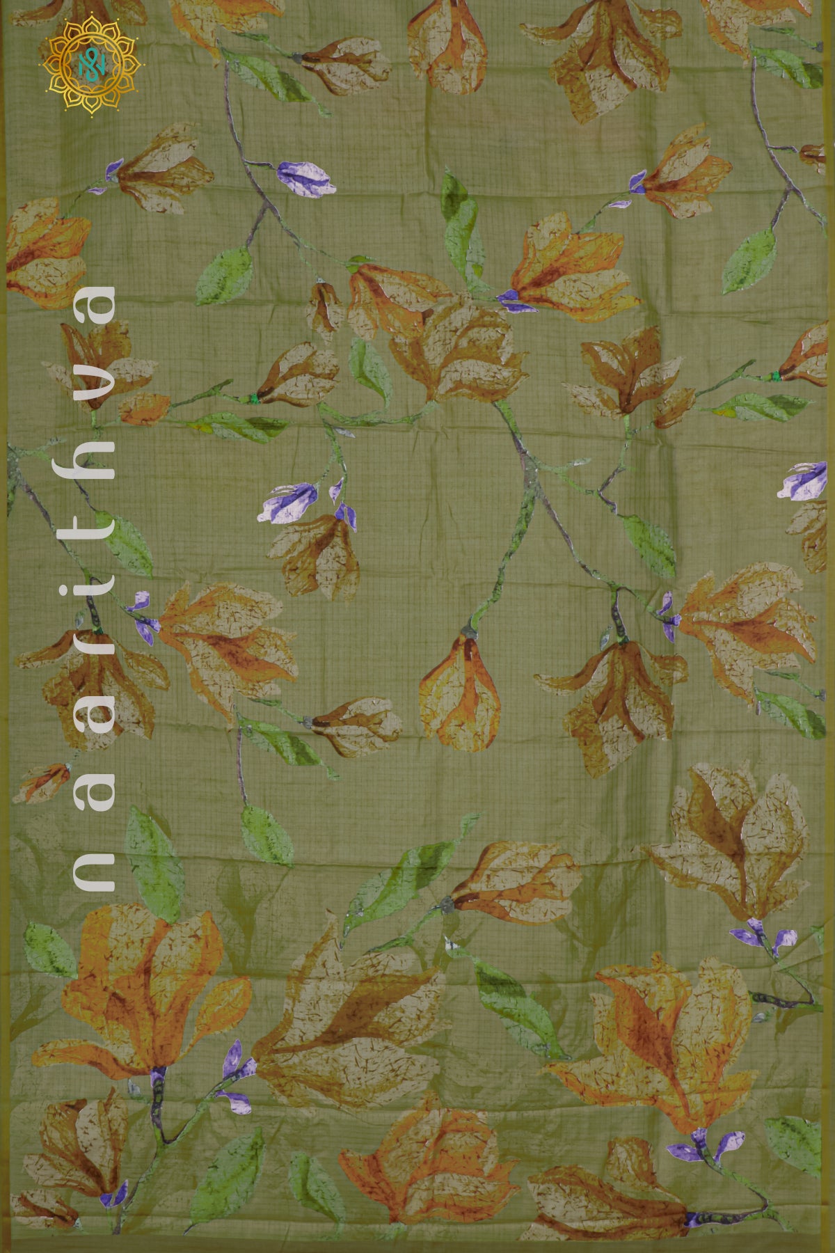 SAGE GREEN - SEMI TUSSAR SILK